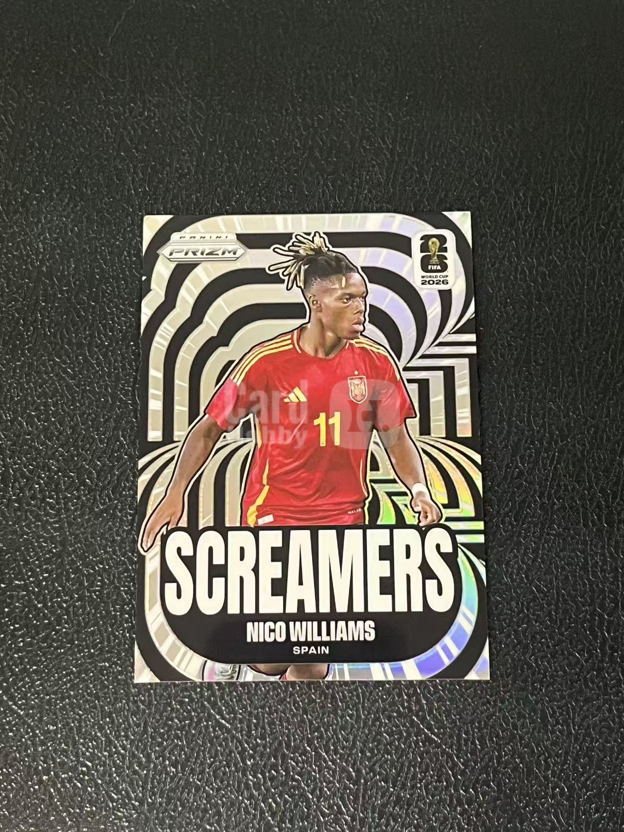 2026 Panini World Cup Prizm Nico Williams 尼科 威廉姆斯 特卡 西班牙 世界杯 银折 实卡精美 卡品如图 LA-5