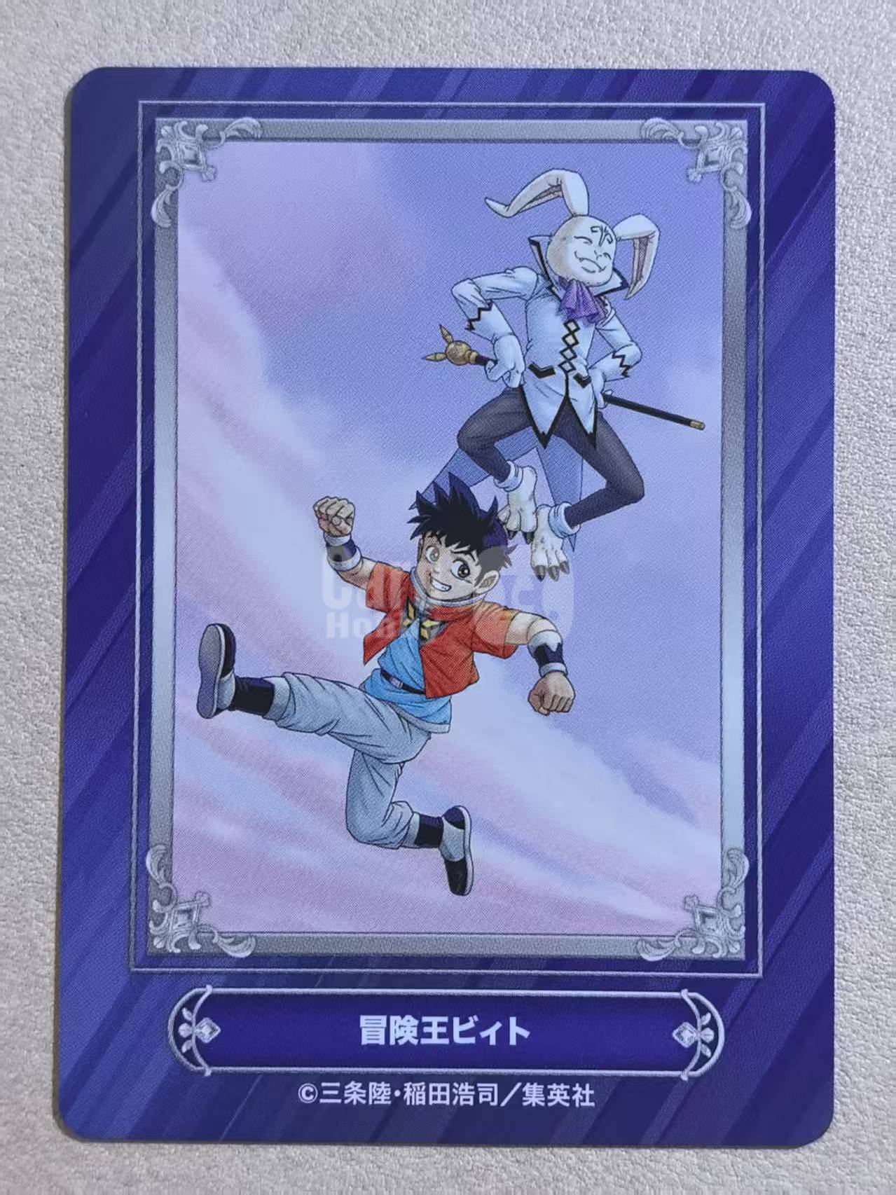Jump Fair 2024 in Animate 安利美特书店 集英社漫画 活动限定特典卡《冒险王比特》三条陸・稲田浩司创作 卡边有白点 卡品如图
