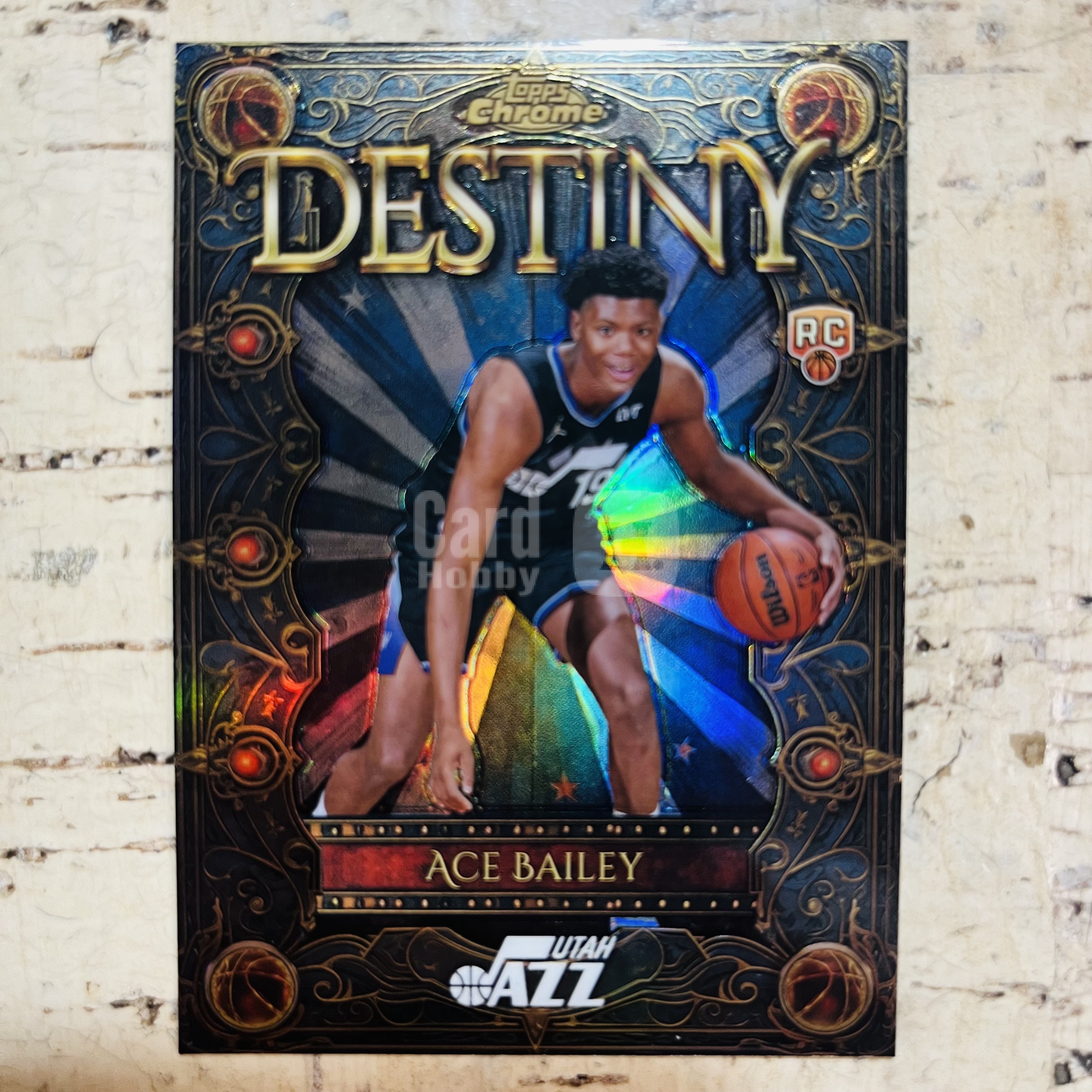 2025-26 Topps Chrome ACE Bailey RC 新秀 爵士 艾斯 贝利 正银折 银折射 destiny 命运 特卡【小卡迷拍卖 可累积半年】