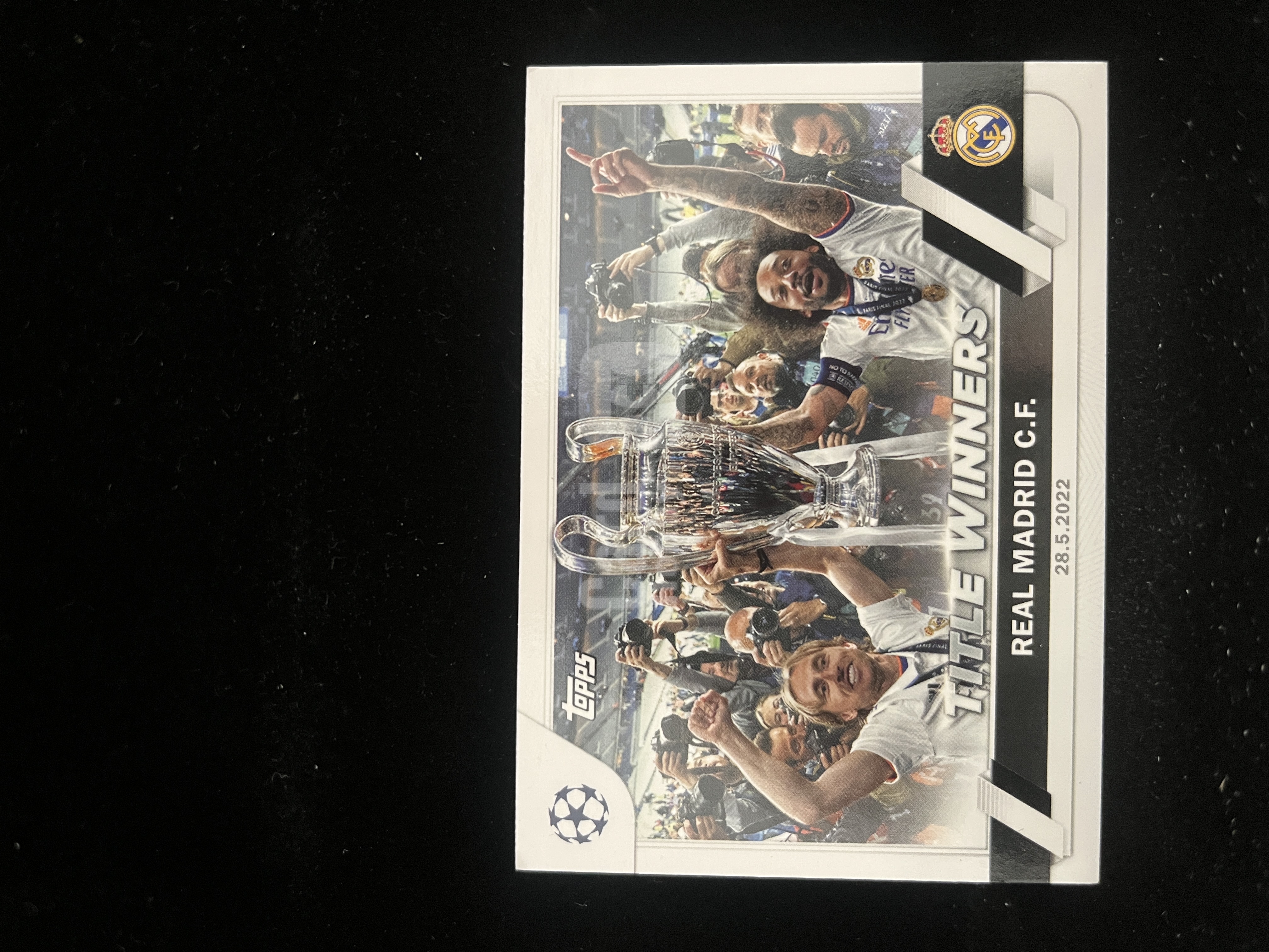免费代拍 2022 Topps UEFA Club Competitions 欧冠 皇家马德里 Real Madrid C.F. 卡品如图#A568