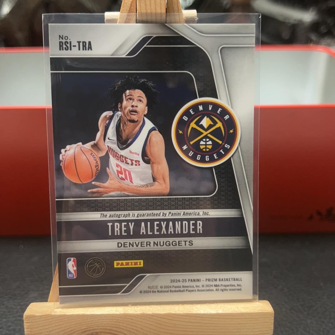 【SY代卖sy0150-可累积-瑕疵看图】2024-25 Panini Prizm Trey Alexander RC pz 特雷 亚历山大 新秀 签字