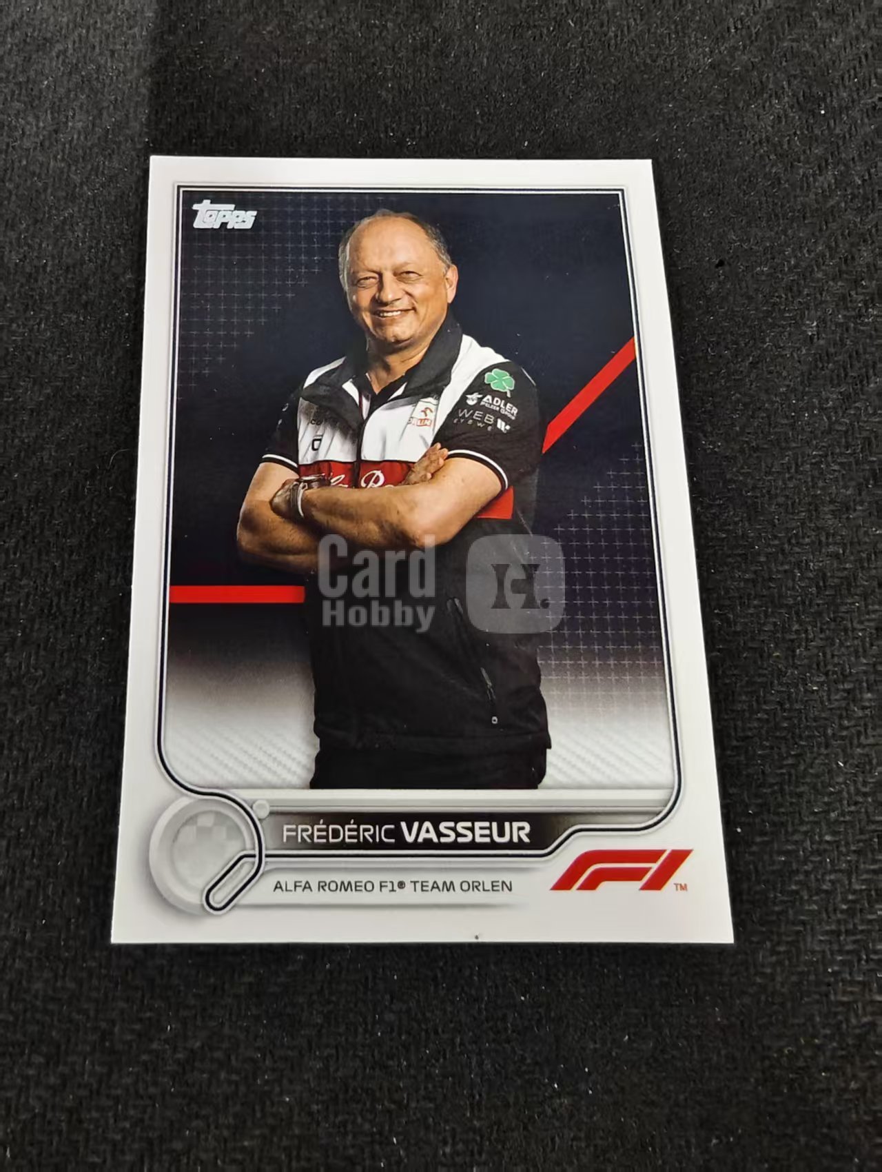 2022 Topps Chrome F1 Frederic Vasseur 法拉利车队 领队 费德里克 瓦瑟尔 划痕 边角瑕疵@107