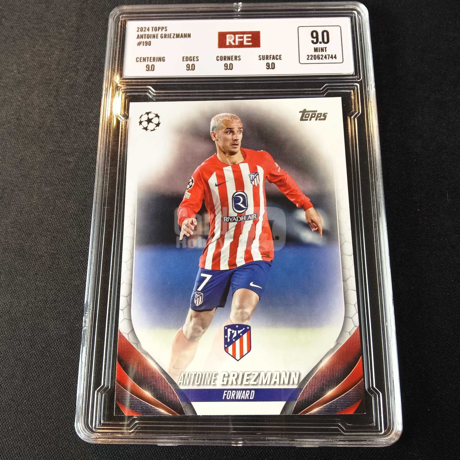 2024 Topps Chrome 格列兹曼 评级卡 马竞 实卡精美稀有 品质保障 投资收藏必备 保值回购 详情见说明 【蓝色星球】
