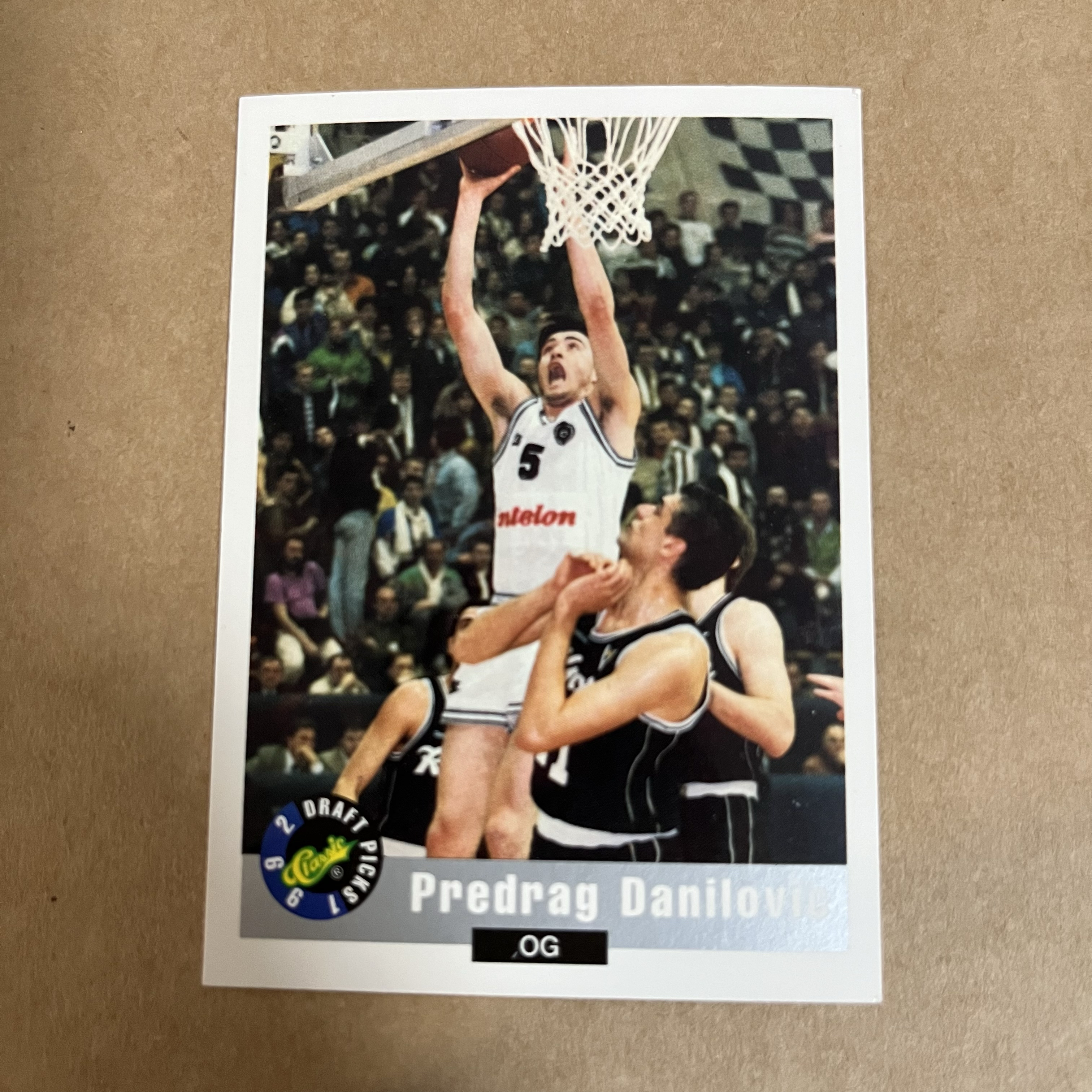 1992 Draft Picks 绝版老卡 Predrag Danilovic 【0手续费代卖】萨沙 达尼洛维奇 勇士 绝版 老卡 老人名宿 专收必备 凑套收藏 可累计#篮球卡