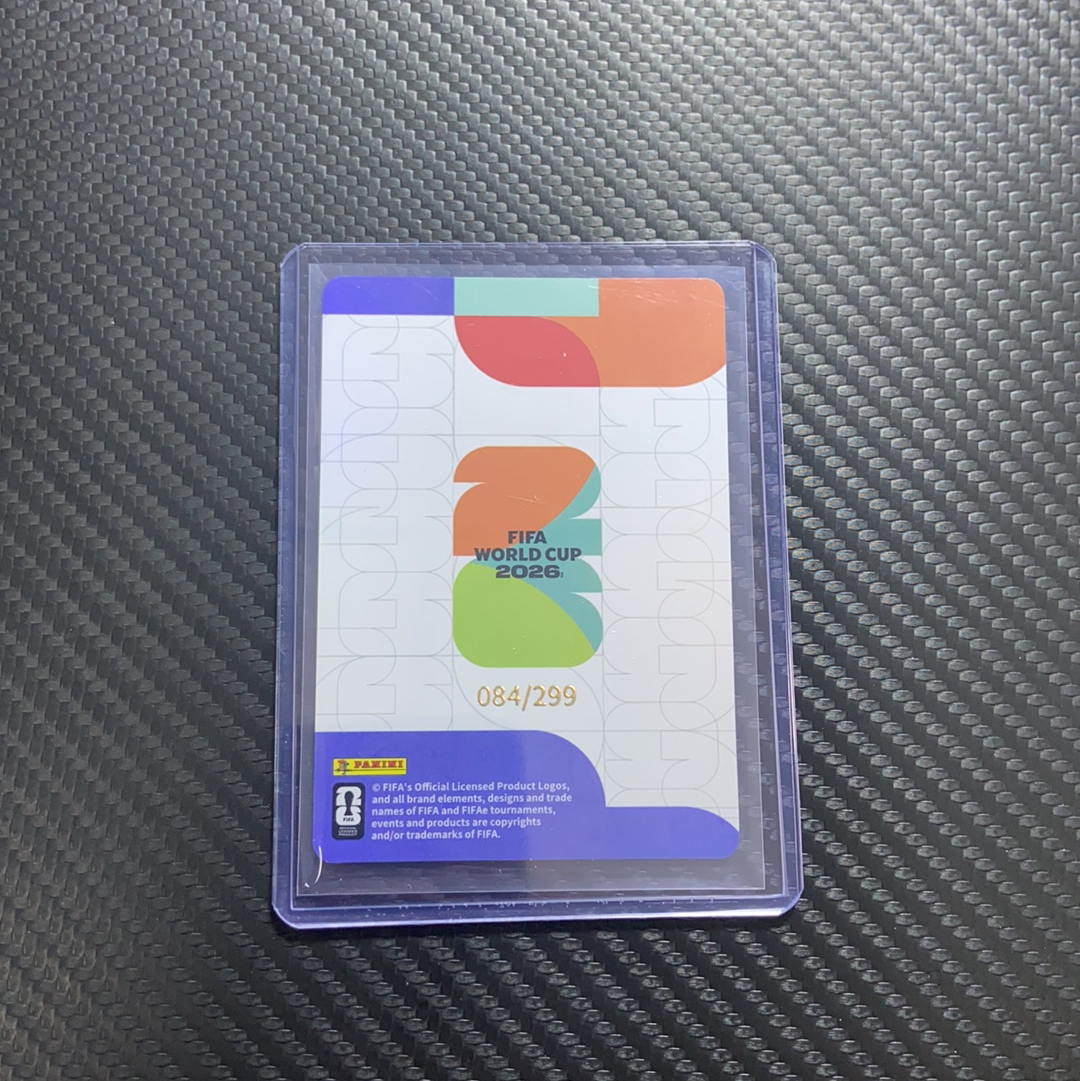 【小牛代拍】2026 Panini 世界杯 卡游 Theo Bongonda 泰奥 邦贡达 民主刚果 84/299编 卡品如图(男)