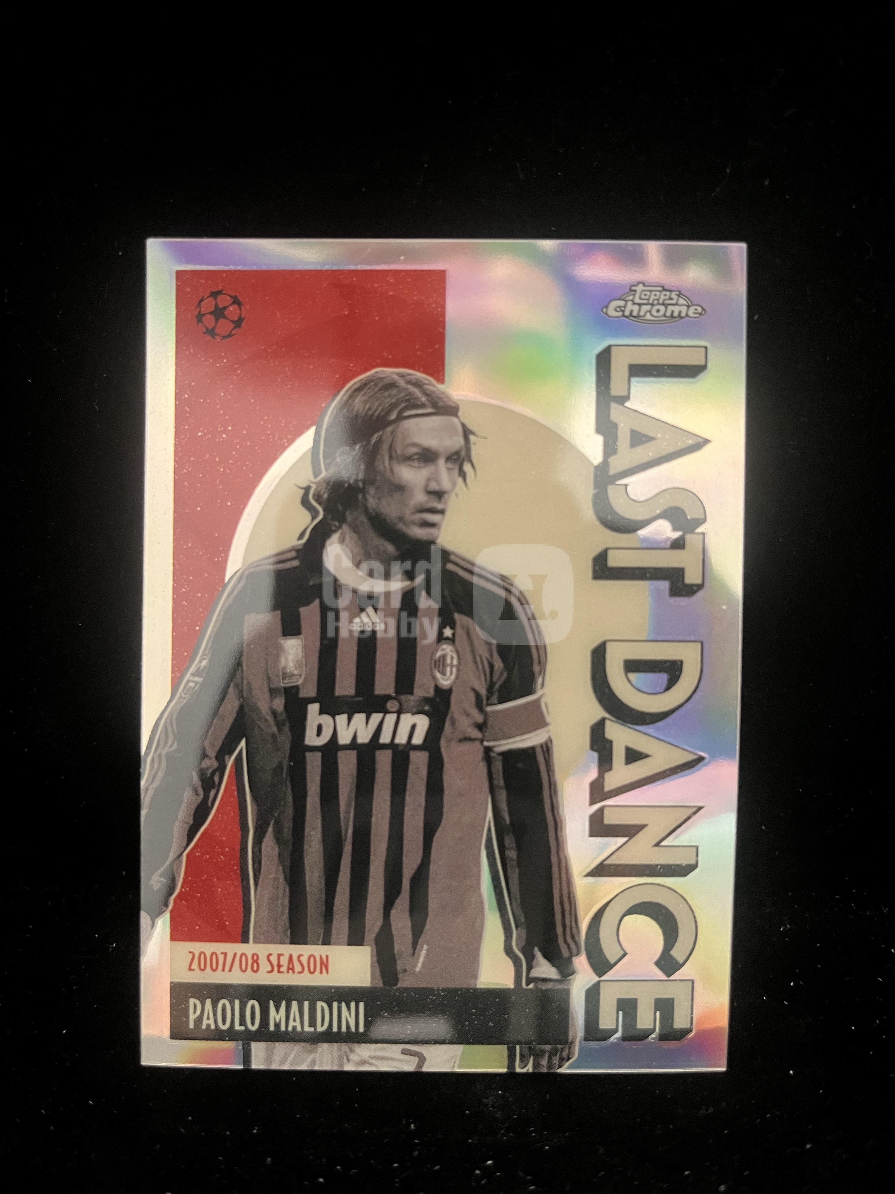 免费代拍 2024 Topps Chrome 欧冠 马尔蒂尼 Paolo Maldini Last Dance Insert 折射 卡品如图#D372