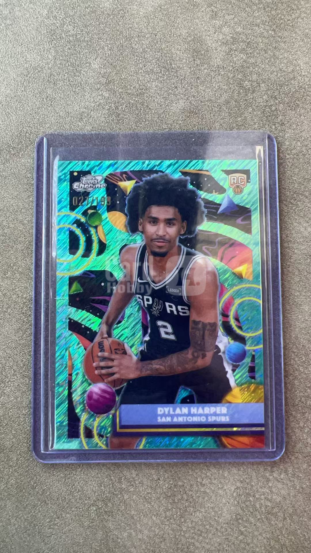 8470【330球星卡实体店代卖】2026 Topps Cosmic Chrome DYLAN HARPER 迪伦哈珀 马刺 新秀RC 027/199编 仅顺丰寄付 (QYL)