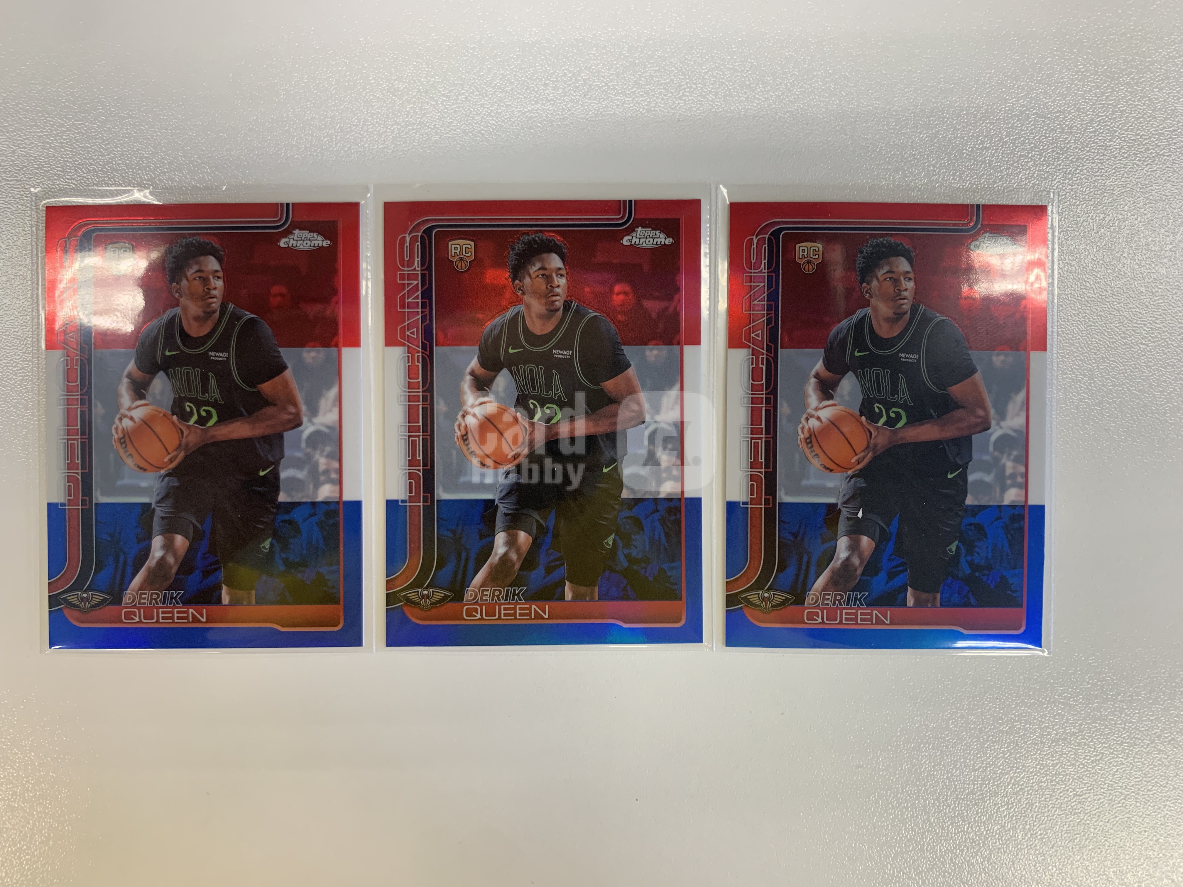 2025-26 Topps Chrome Update Derik Queen 德里克 奎因 新秀RC 鹈鹕 三色折打包 ALG