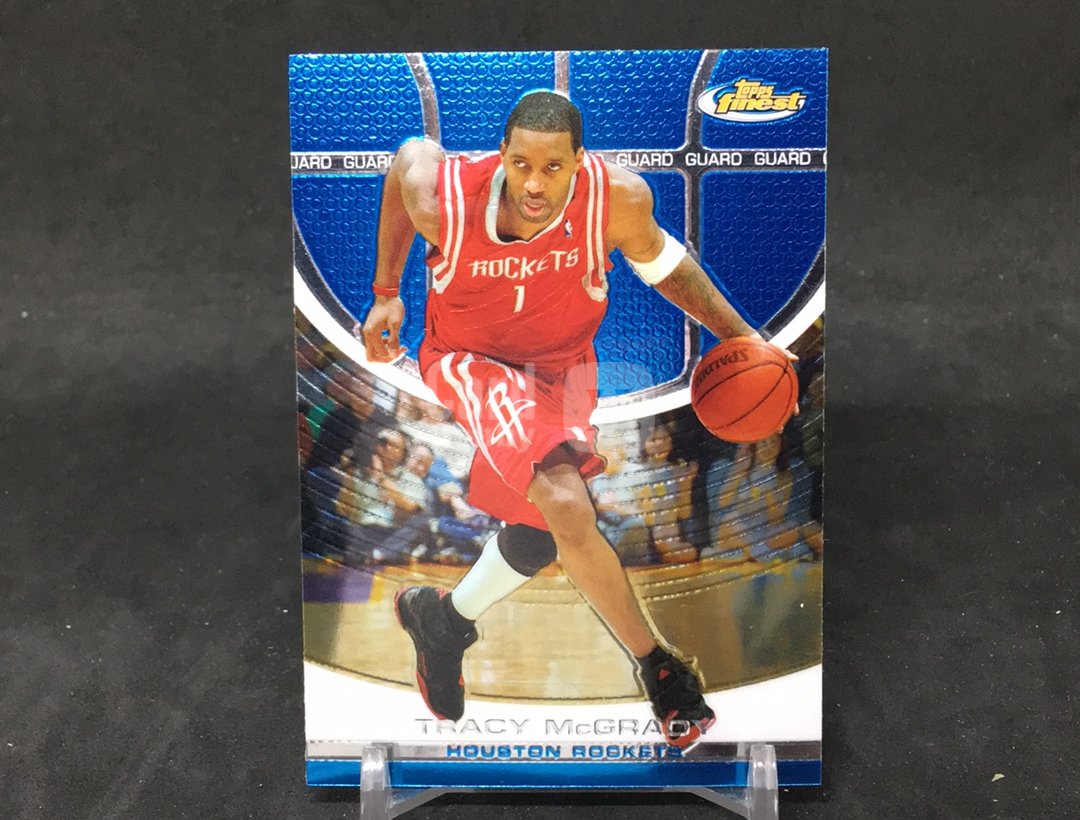 【DC拍卖】5.01(微瑕)2005-06 Topps Finest 特雷西・麦克格雷迪 麦迪 火箭时期 经典折射特卡 #31