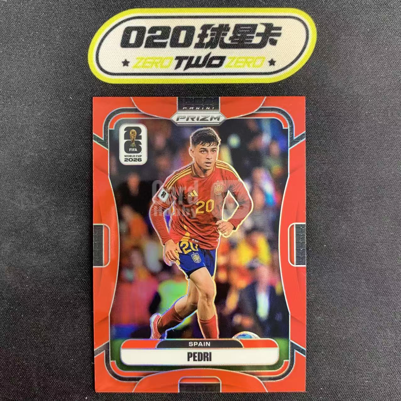 2026 Panini World Cup Prizm Pedri 世界杯Prizm 佩德里 21/50编 红折 西班牙 瑕疵如图 @OSORA