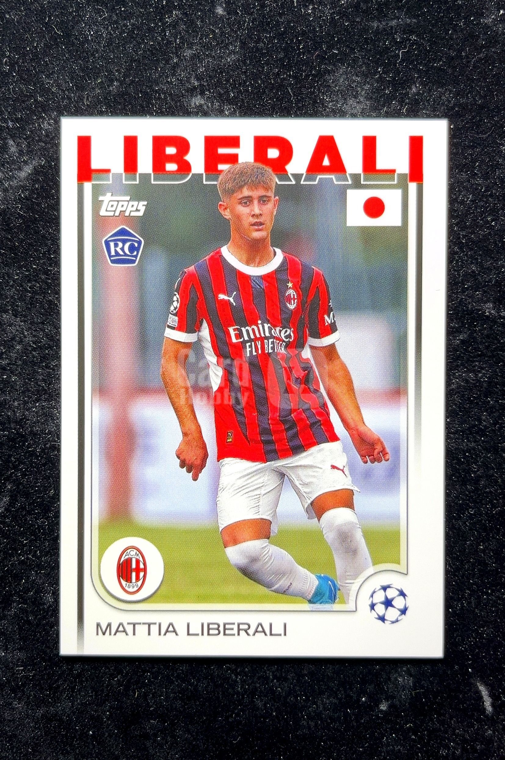 【小白1%代卖】2025 Topps Mattia Liberali 马蒂亚·利贝拉利 新秀 RC 卡品如图 高价值 #82 AC Milan 米兰 0629