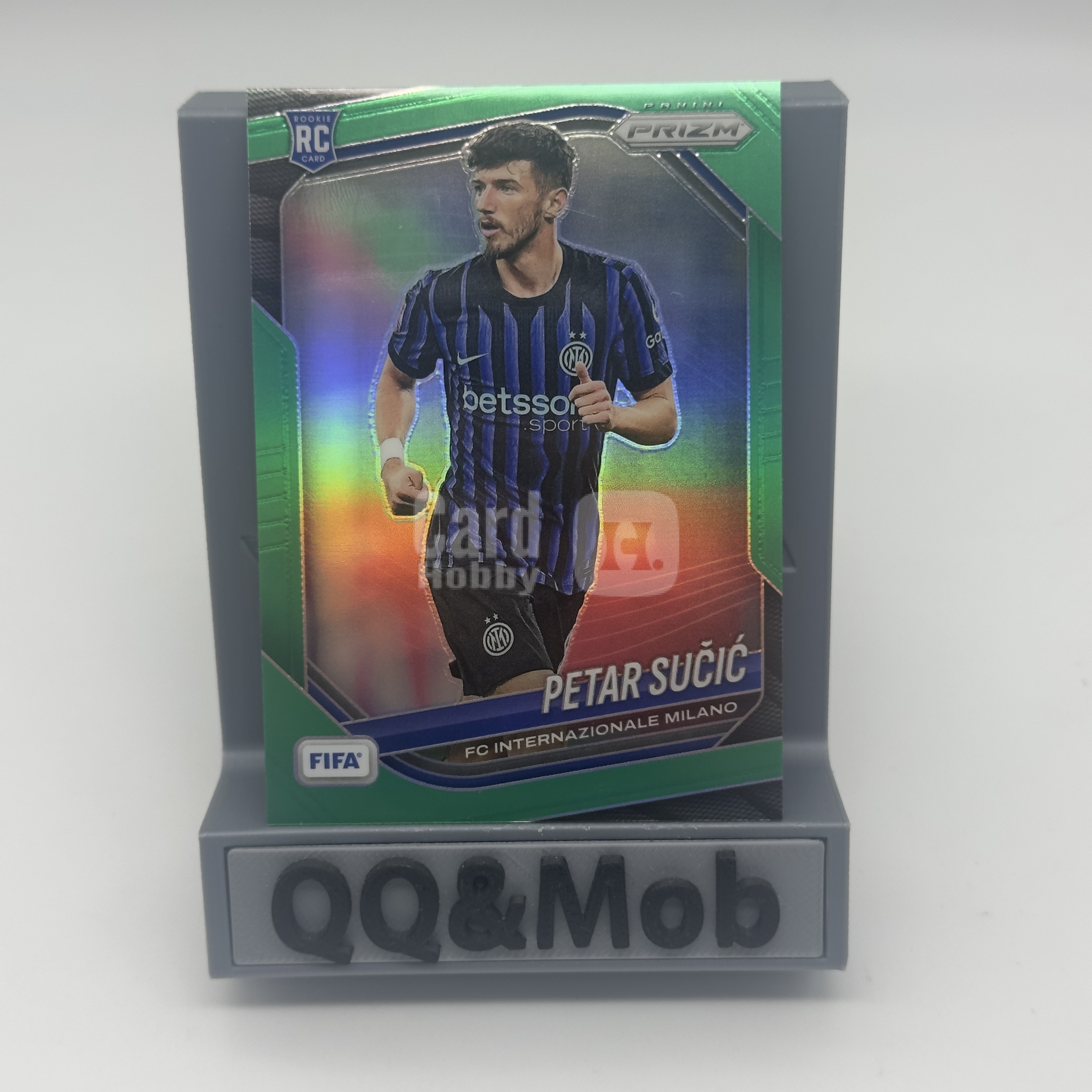 2025-26 Panini Prizm Petar Sucic RC FIFA PZ 国际米兰 克罗地亚 佩塔尔 苏契奇 绿折 4/5编 新秀 折射 卡品如图