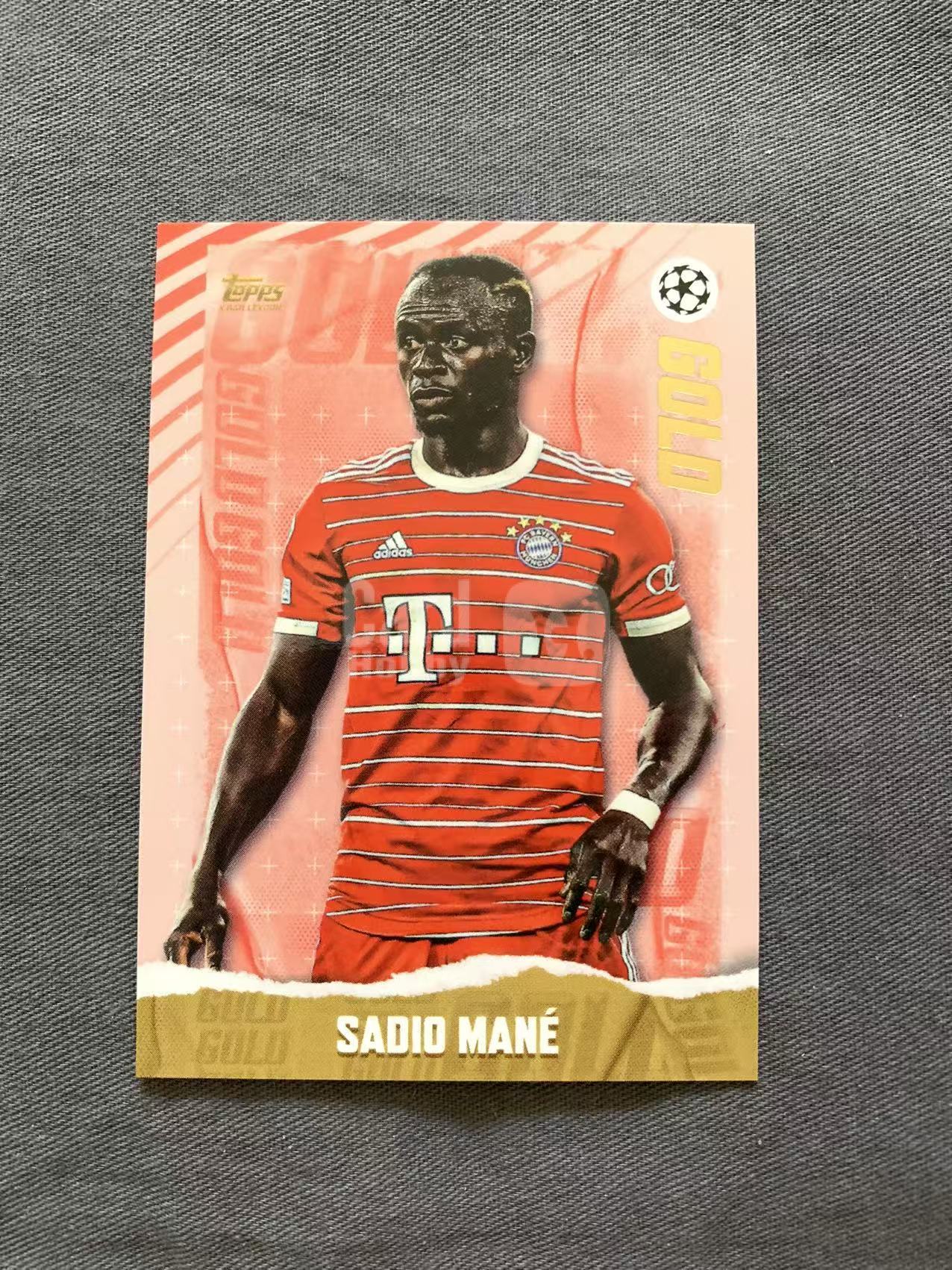 2023 Topps Gold Sadio Mane 萨迪奥 马内 拜仁 白金盒 欧冠 卡品如图 柒仟