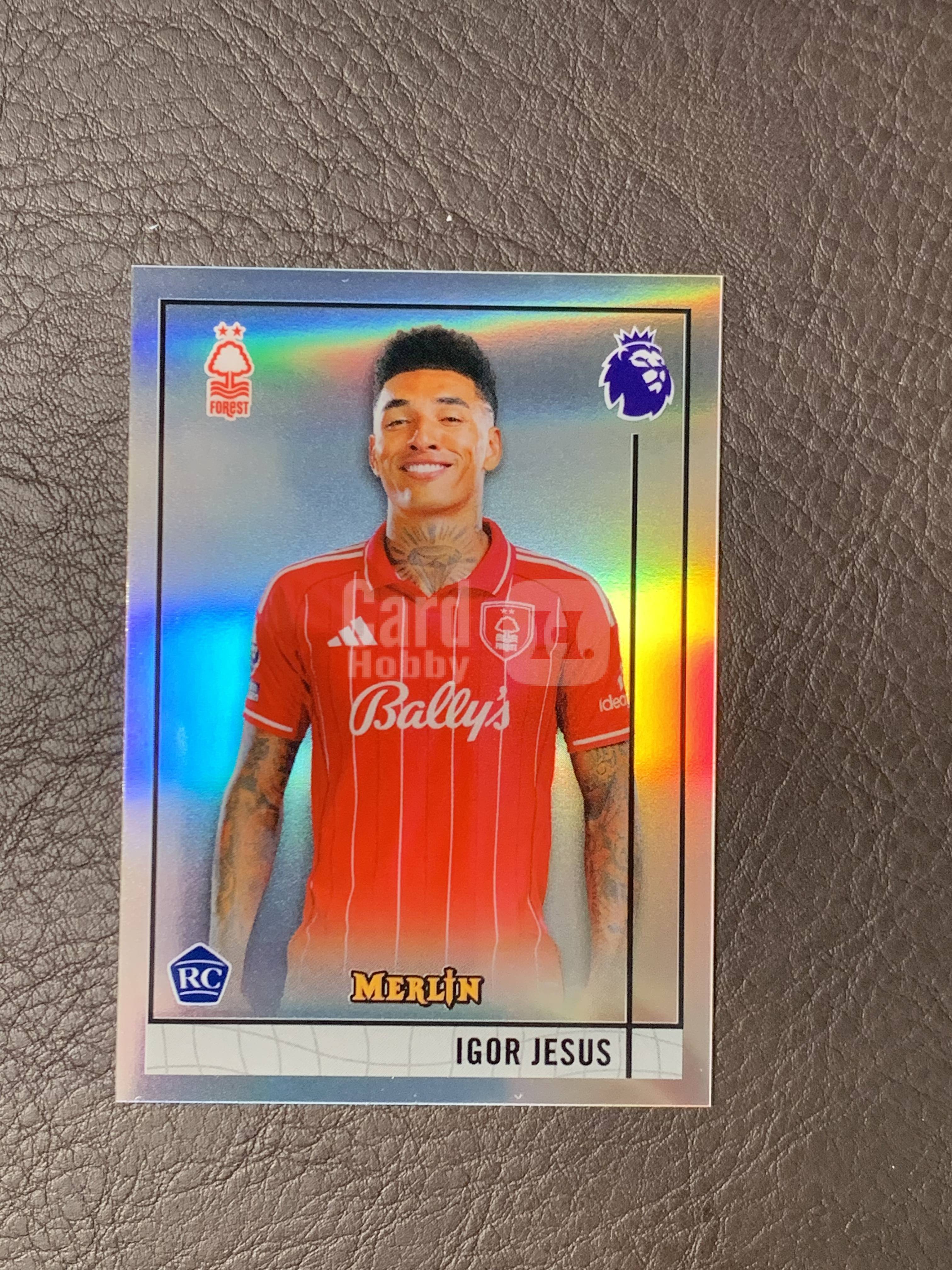 2026 Topps Merlin Jesus #M-39 梅林 复古折 银折 RC 诺丁汉森林 热苏斯 大比例 SSP