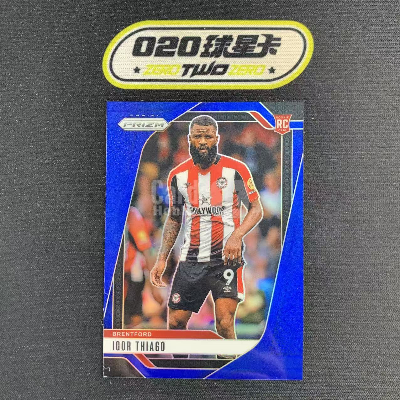 2024-25 Panini Prizm Igor Thiago 英超 伊戈尔 蒂亚戈 新秀RC 10/299编 蓝折 布伦特福德 微瑕如图 *KENJi