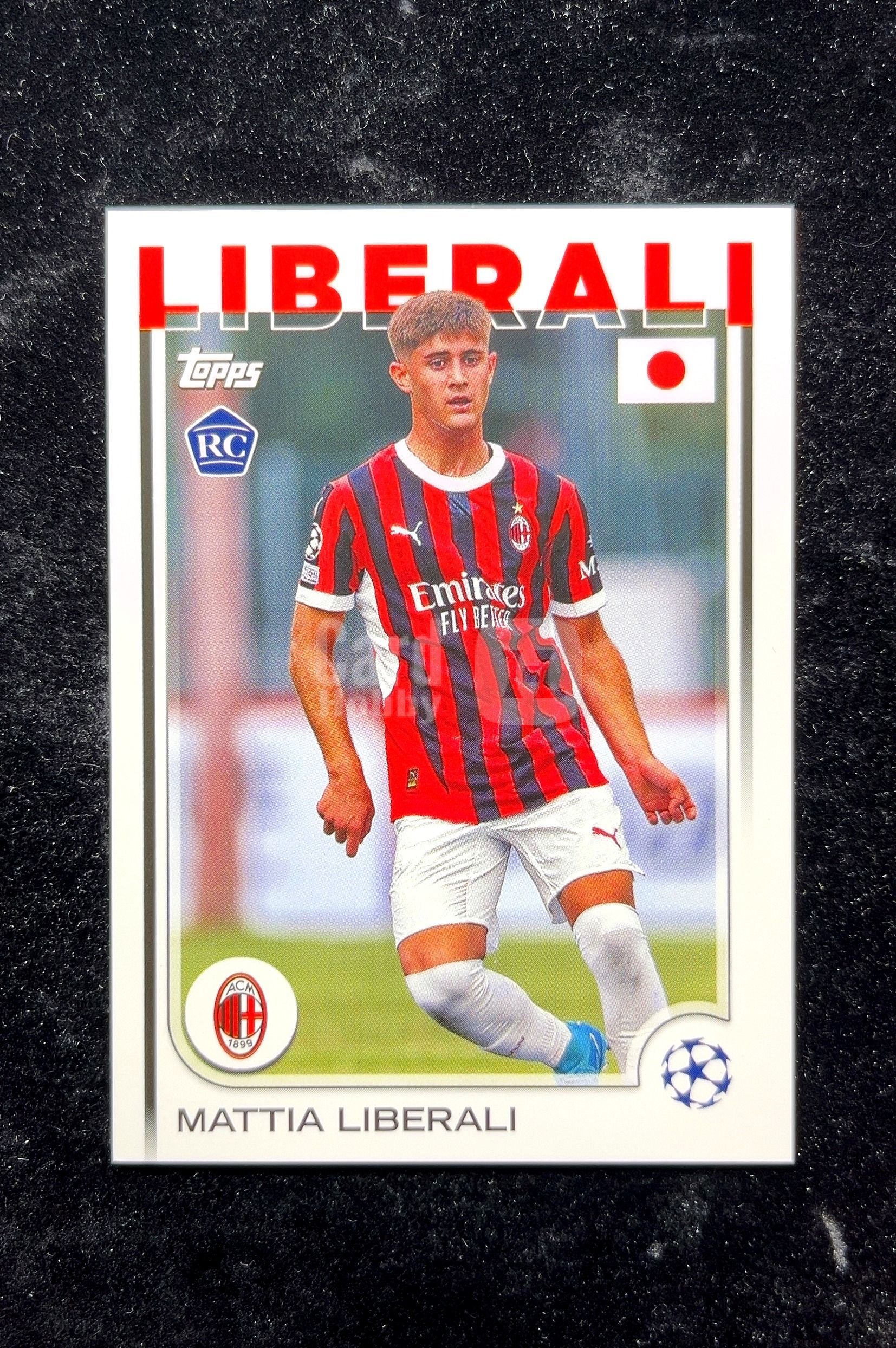 【小白1%代卖】2025 Topps Mattia Liberali 马蒂亚·利贝拉利 新秀 RC 卡品如图 高价值 #82 AC Milan 米兰 0629