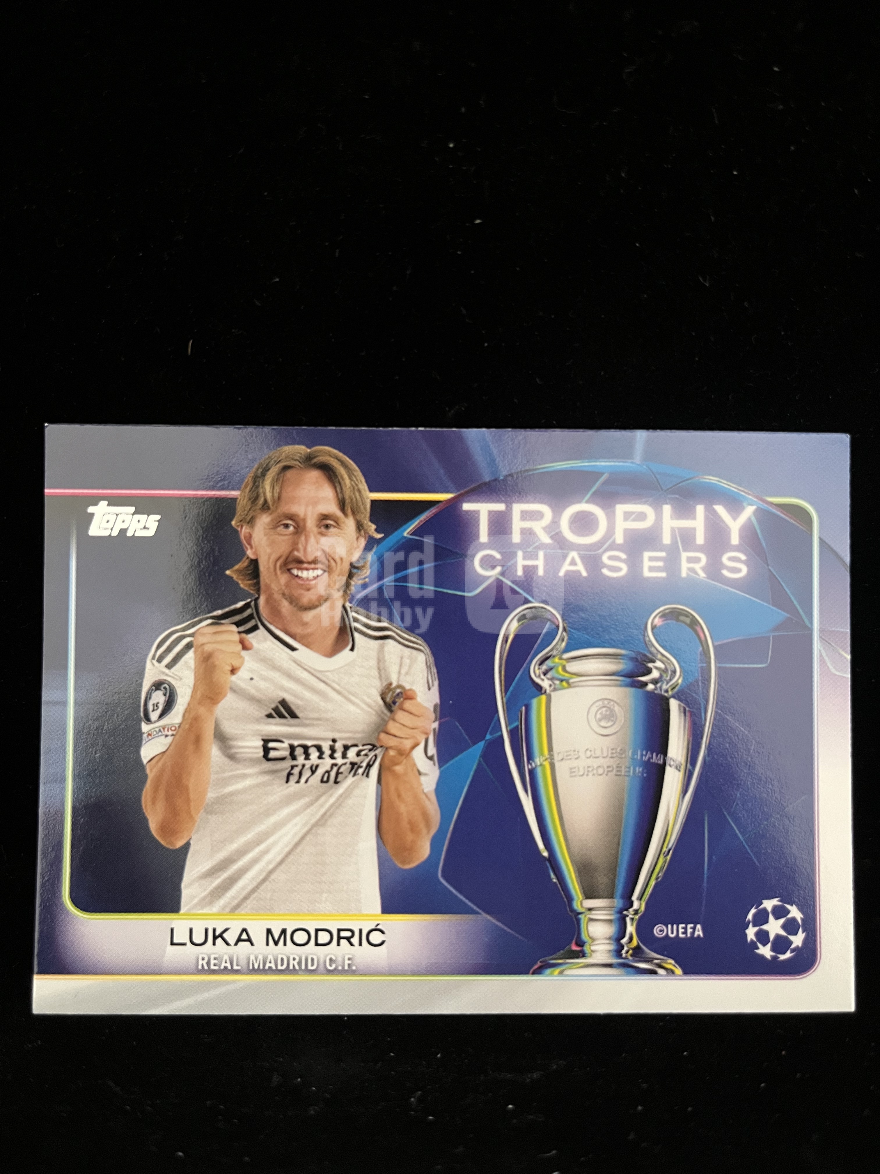 免费代拍 2025 Topps UEFA Club Competitions 欧冠 莫德里奇 Luka Modrić Trophy Chasers 卡品如图#A680