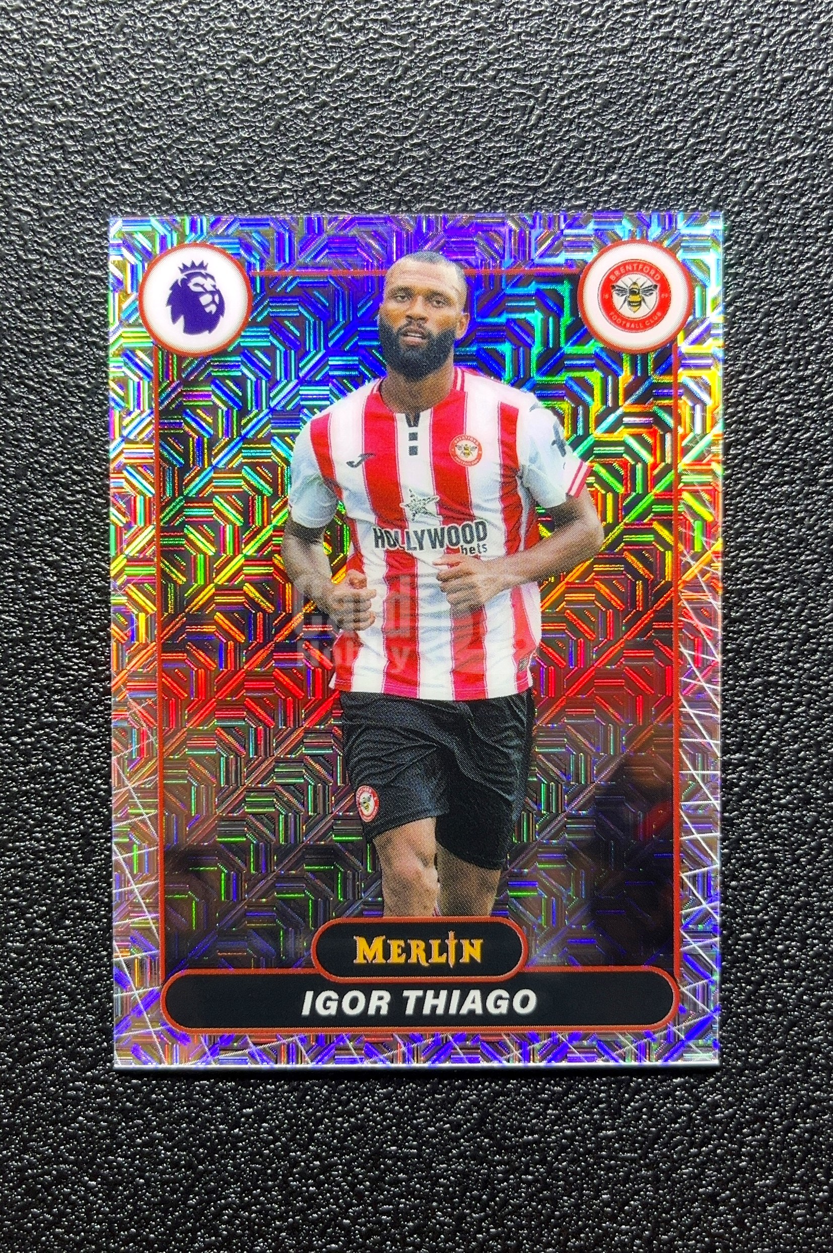【小白1%代卖】2026 Topps Merlin IGOR THIAGO 伊戈尔·蒂亚戈 银mojo折 折射 卡品如图 高价值 #35 BRENTFORD 布伦特福德 0802