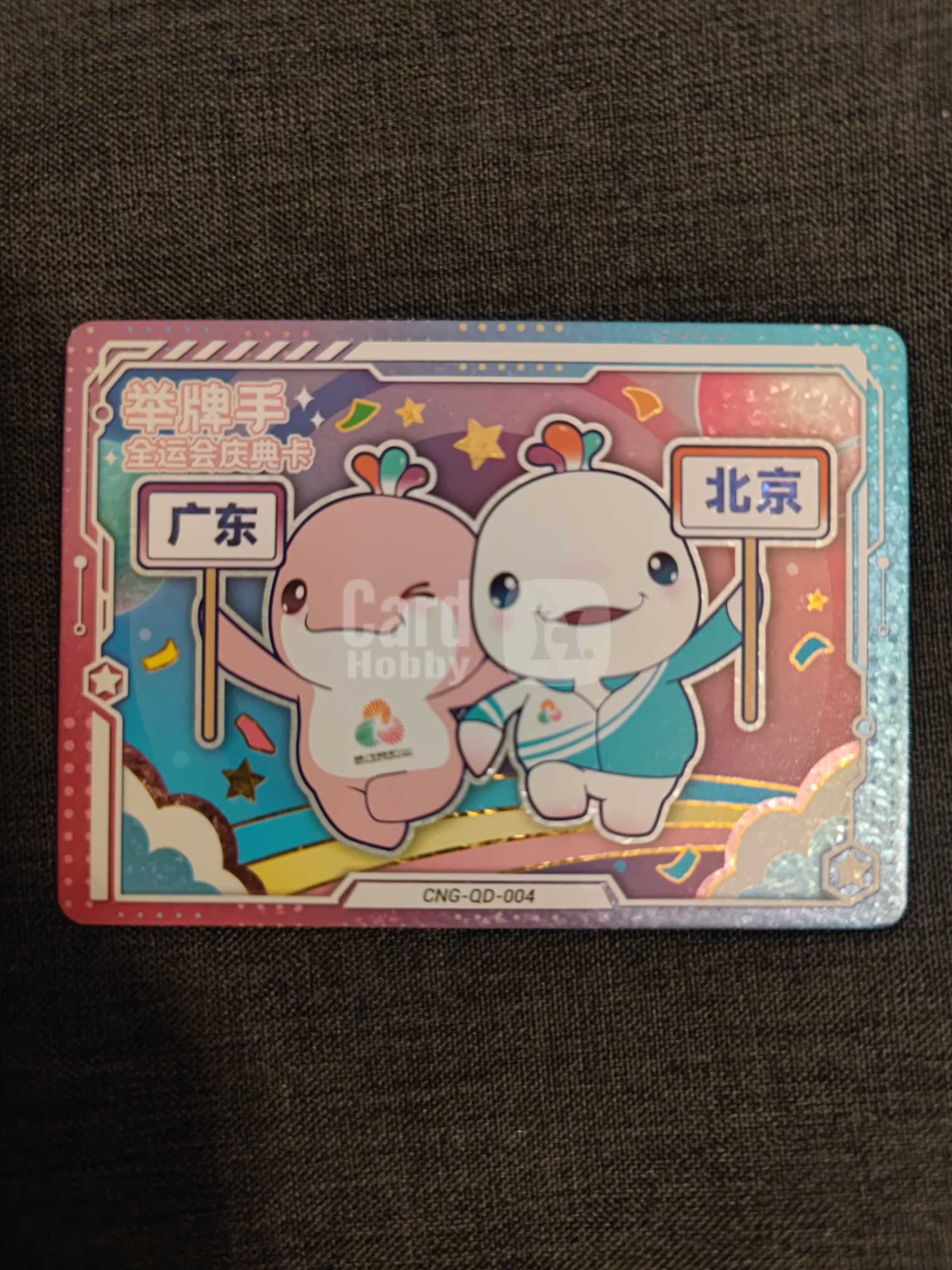 2025 第十五届全运会竞体比赛项目 举牌手 全运会庆典卡 CNG-QD-004 粤港澳大湾区 1-3