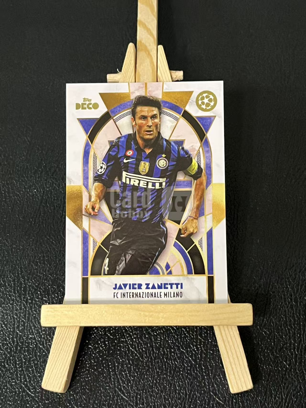 2024 Topps UEFA javier zanetti 萨内蒂 特卡 国际米兰 欧冠 deco 实卡精美 卡品如图 LA-3