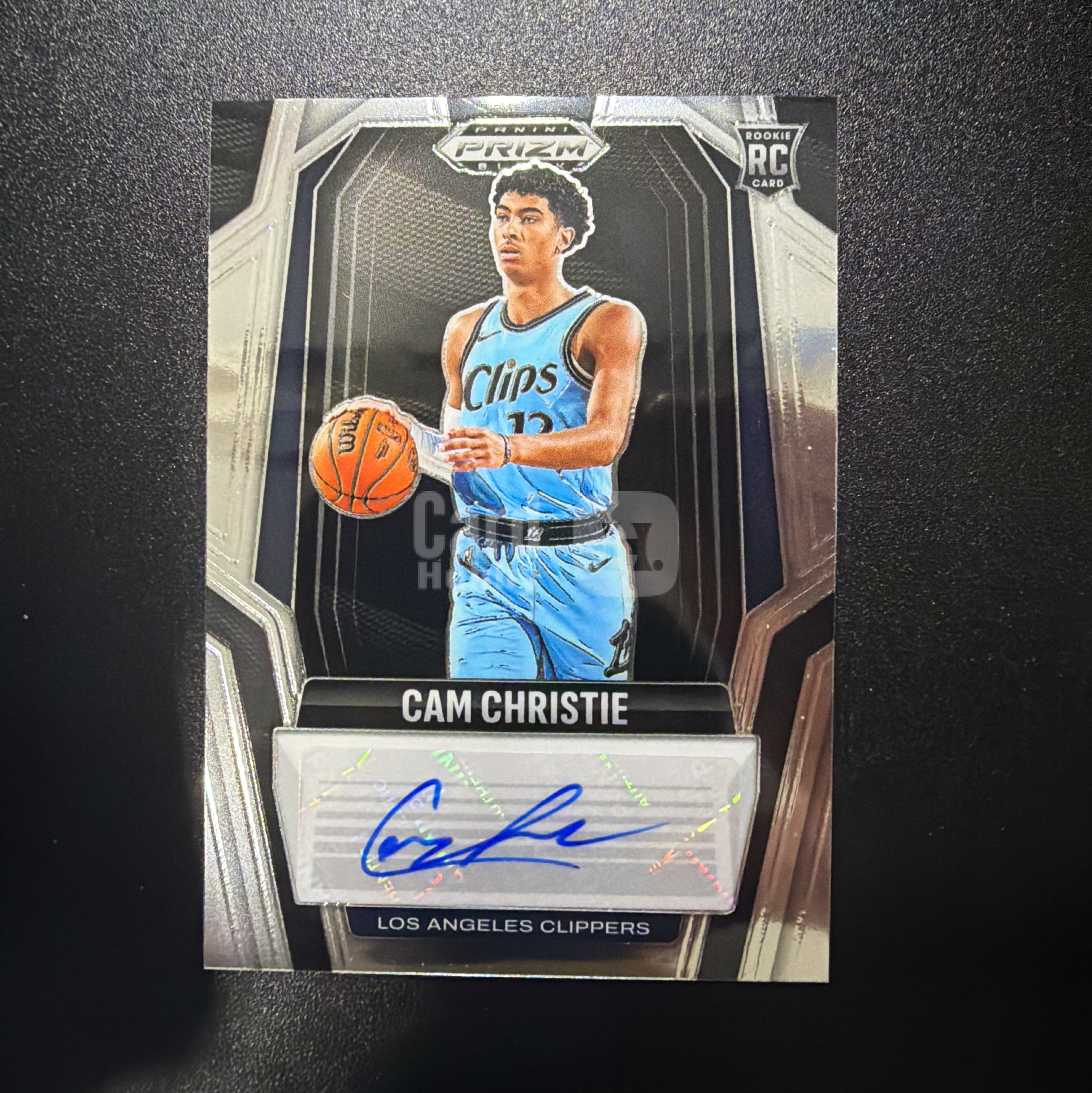 2024-25 Panini Prizm Cam Christie RC 【lge代卖】老小小 克里斯蒂 新秀 签字 pz 快船 投资 瑕疵如图 周军