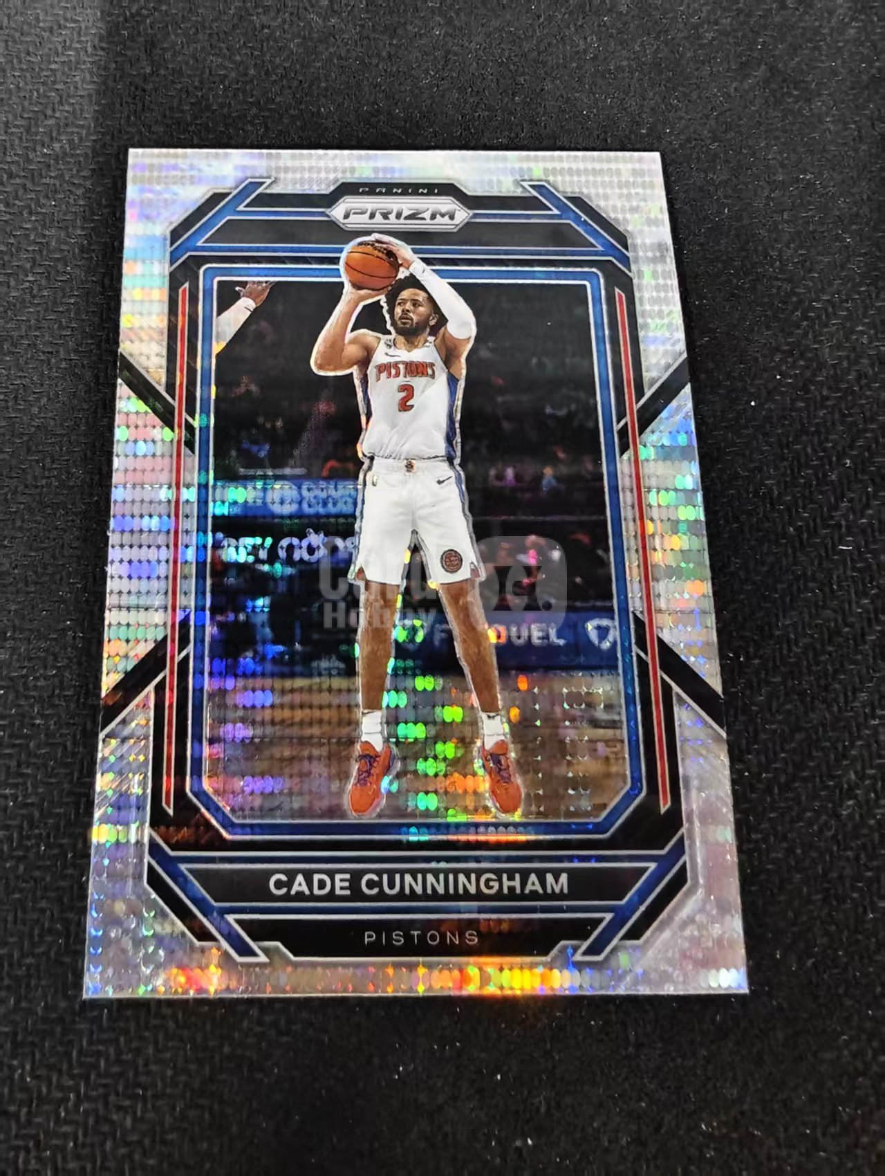 2022-23 Panini Prizm cade cunningham 活塞 凯德 坎宁安 康宁汉姆 PZ 脉冲折 PZ 划痕 边角瑕疵 #89