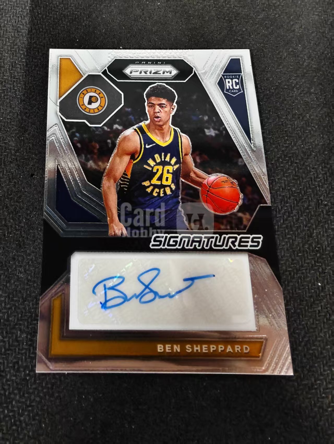 2023-24 Panini Prizm PZ 步行者 新秀RC Ben Sheppard 本 谢泼德 新秀签字 signatures 瑕疵如图