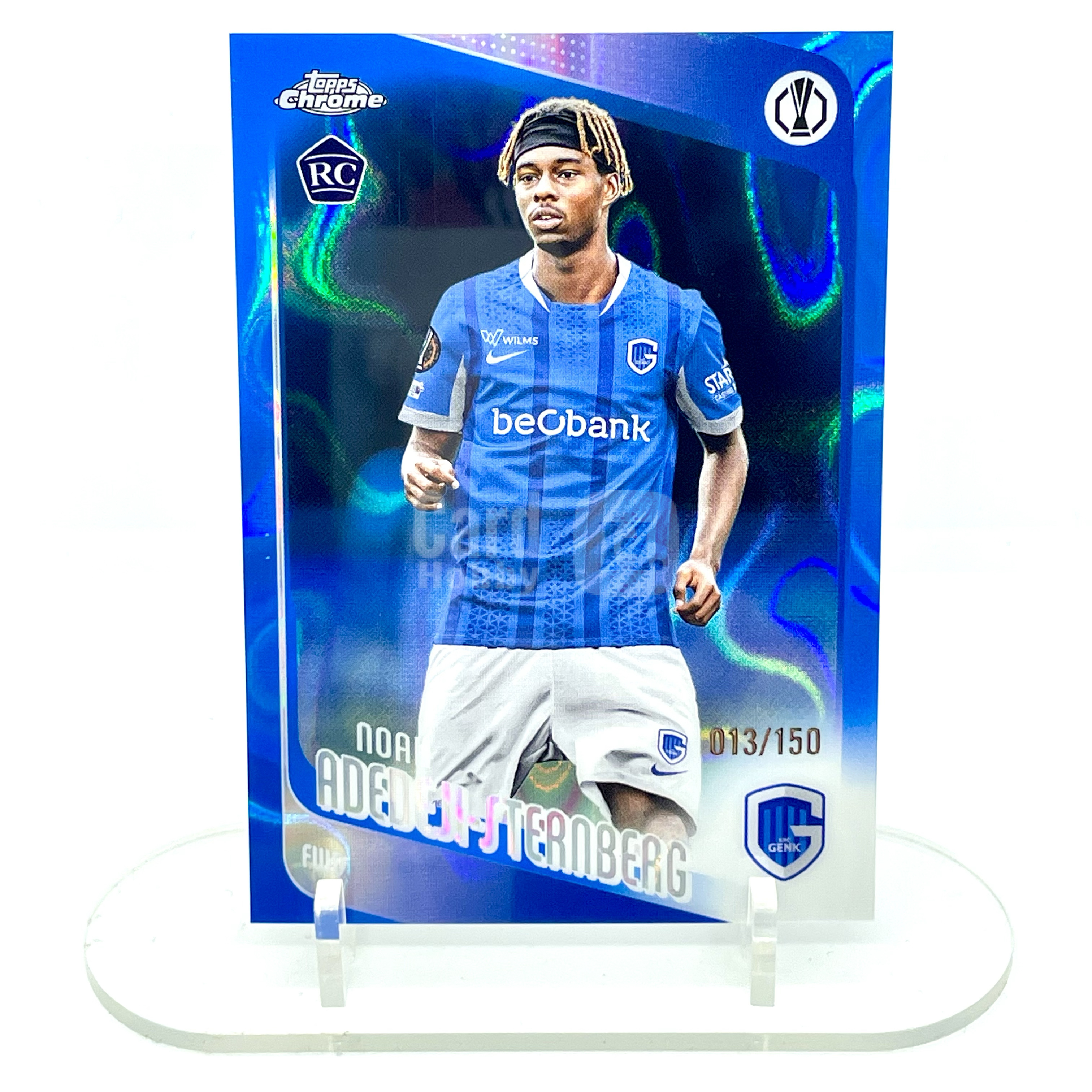 2526 Topps Chrome Genk Sternberg RC Blue Lava 013/150编 蓝熔岩折 斯滕伯格 新秀 根克 欧冠 卡雷察斯队友【芥末-阿玮/陈】