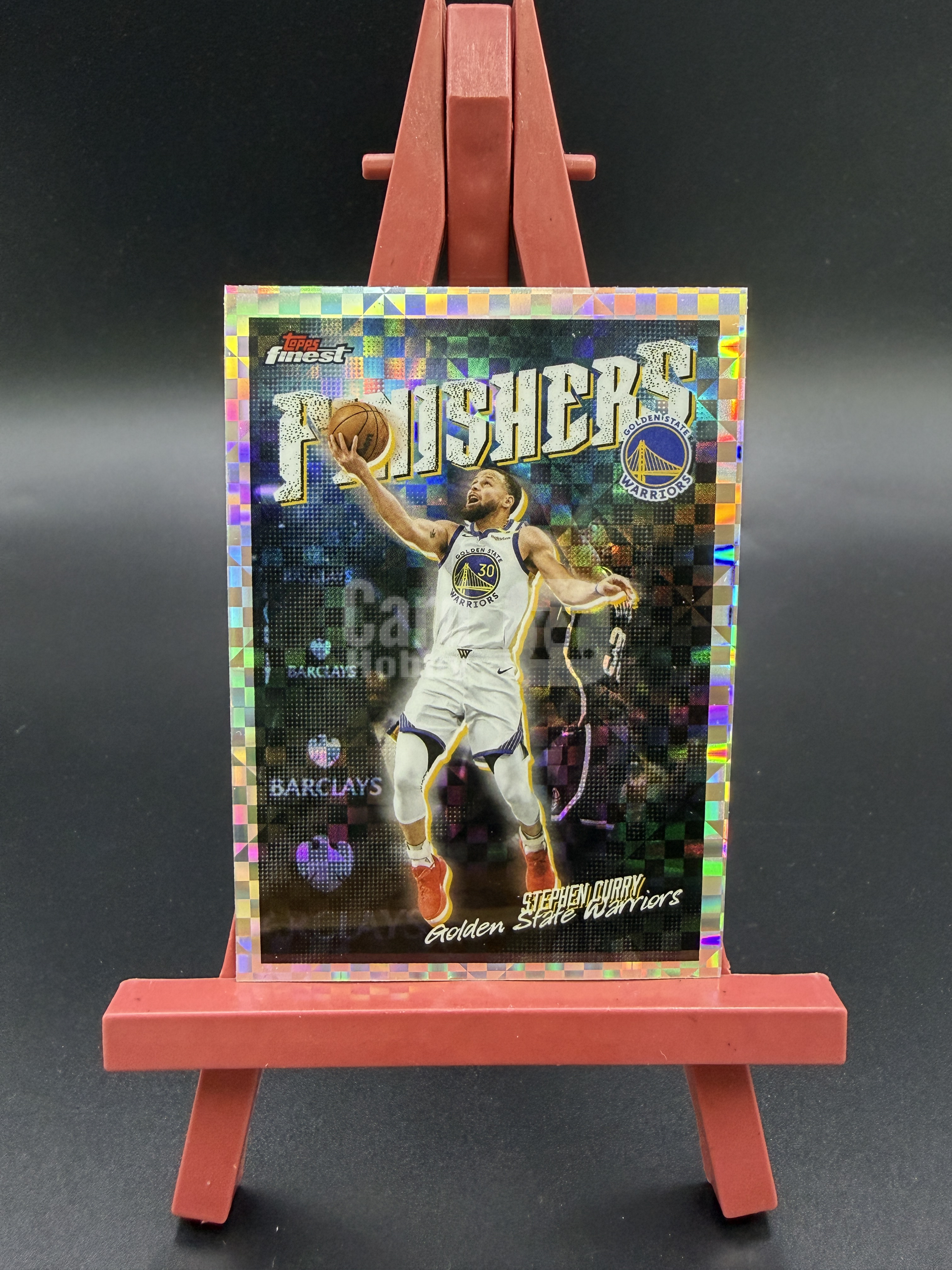 【西子拍卖】2025-26 Topps Finest Stephen Curry 斯蒂芬 库里 小学生 Finishers 特卡 银格子折 棋盘格折 折射 勇士 卡品如图 XZ86