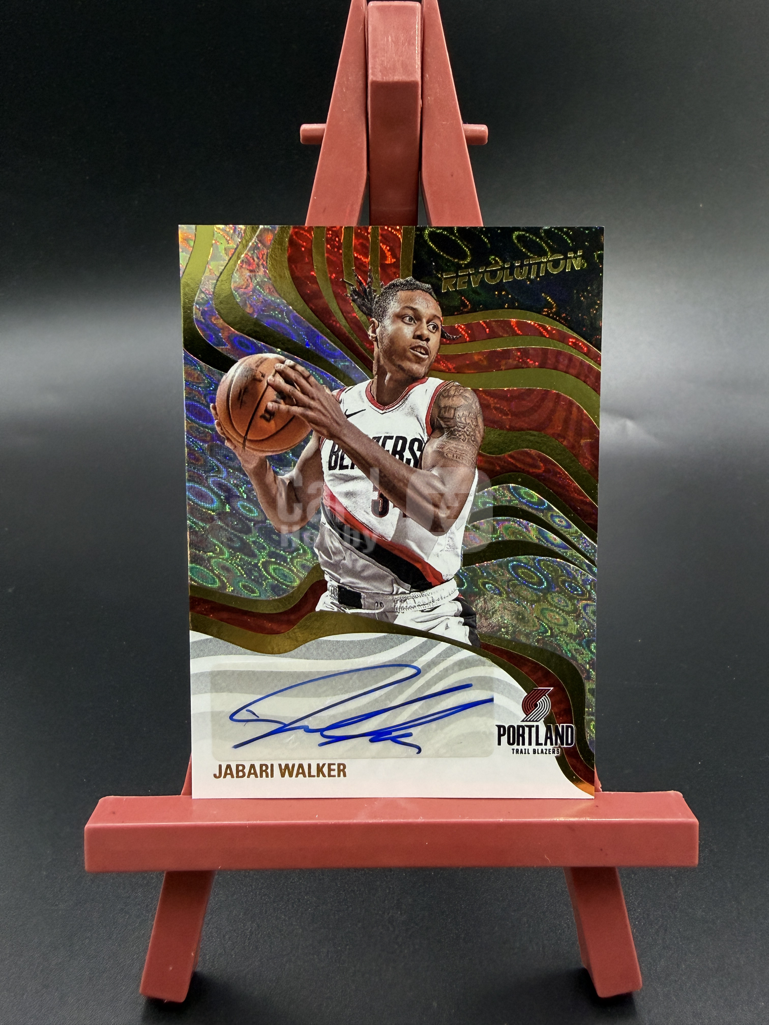 【西子拍卖】2024-25 Panini Revolution Jabari Walker 革命 贾巴里 沃克 签字 泡泡折 折射 开拓者 卡品如图 XZ86