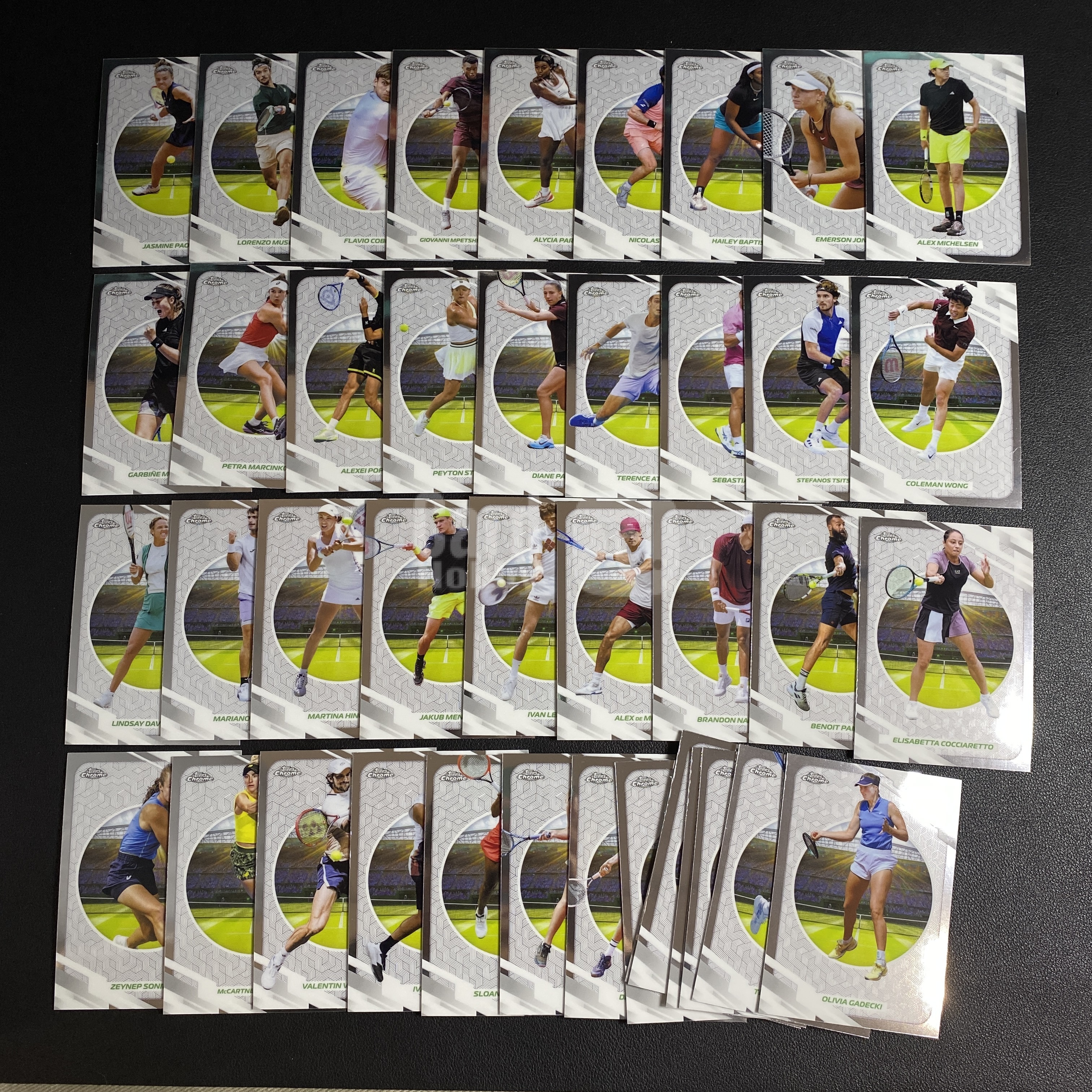 【伦子】2026 TOPPS CHROME 网球TC 穆塞蒂 德米纳尔 辛吉斯 黄泽林等热门球员 多张 RC 新秀 打包LOT 喵03