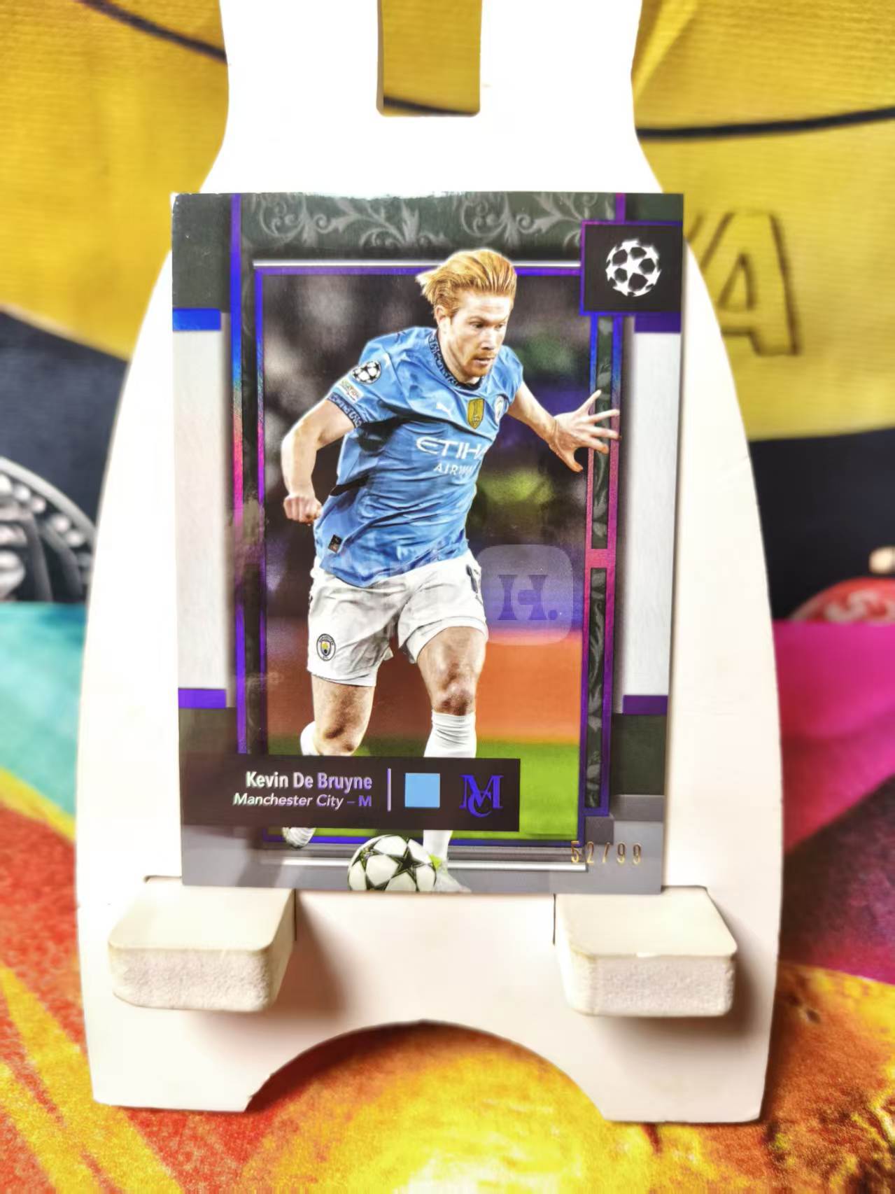 2025 Topps Museum Kevin De Bruyne 曼城 德布劳内 99编 紫折 折射 博物馆 收藏必备