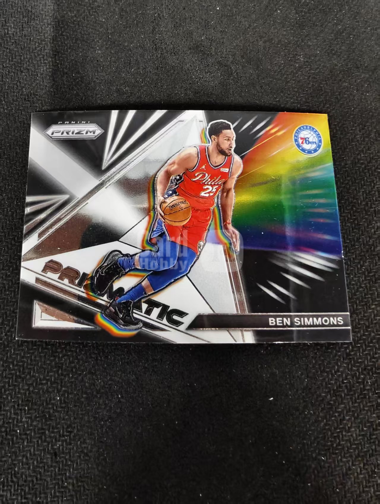 【可合并,不累计】2021-22 Panini Prizm Ben Simmons 76人 本西蒙斯 Prizmatic 特卡 不保卡品 介意勿拍 #12
