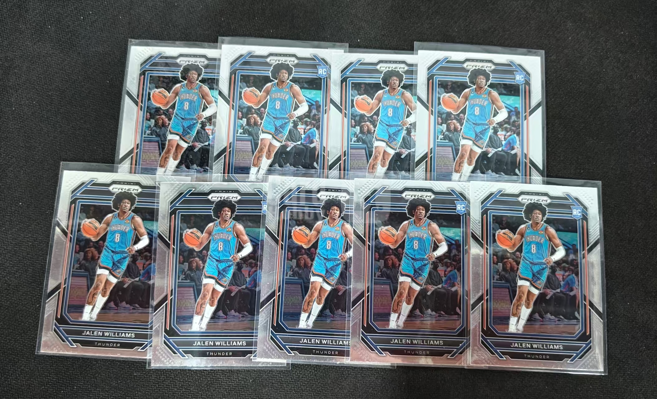【可合并,不累计】2022-23 Panini Prizm Jalen Williams RC 杰伦 威廉姆斯 新秀 RC 雷霆 一图打包LOT 不保卡品