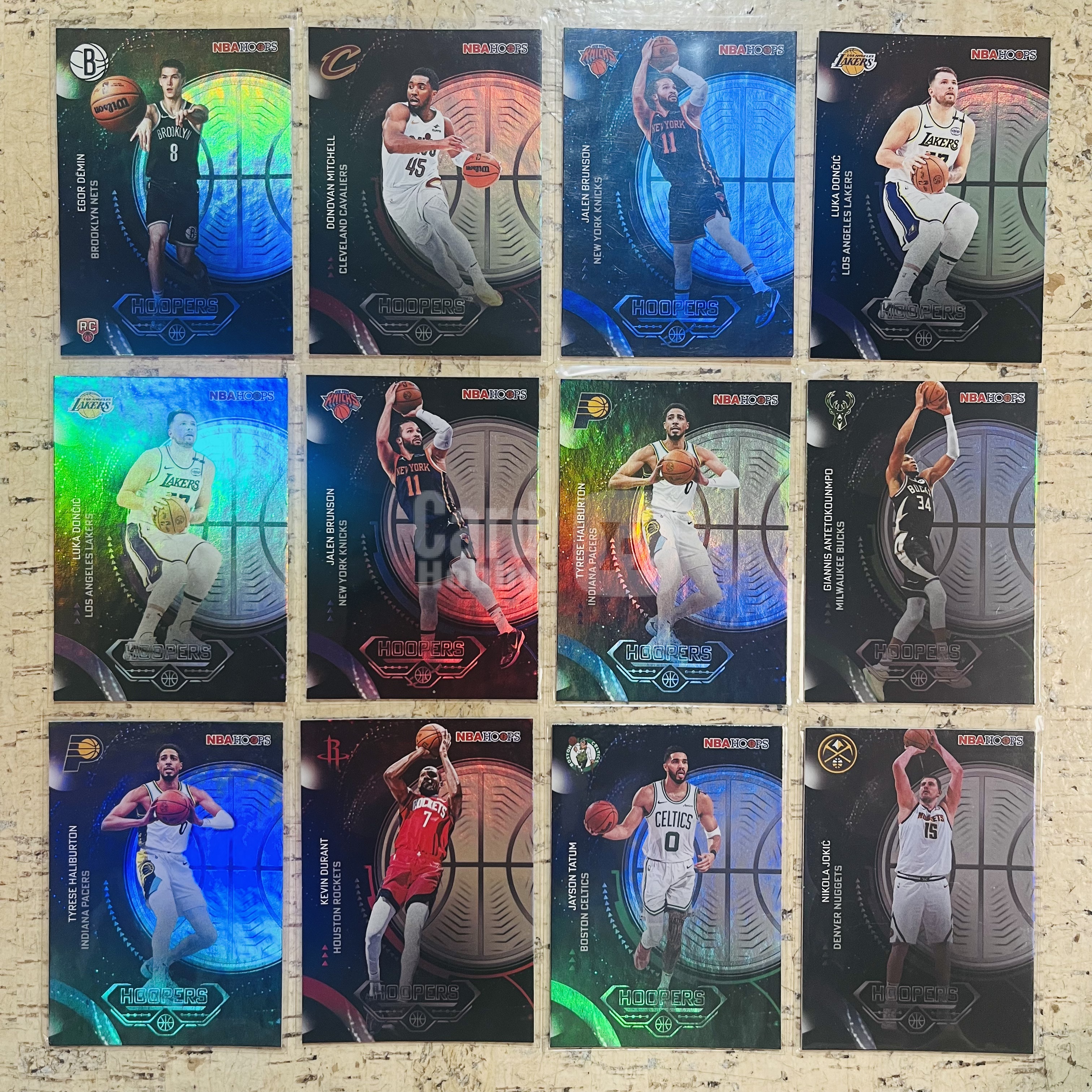 2025-26 Topps NBA Hoops Luka Doncic hoopers 特卡 12张打包 东契奇 布伦森 哈利伯顿 带队 此标有膜无夹【小卡迷拍卖 可累积半年】