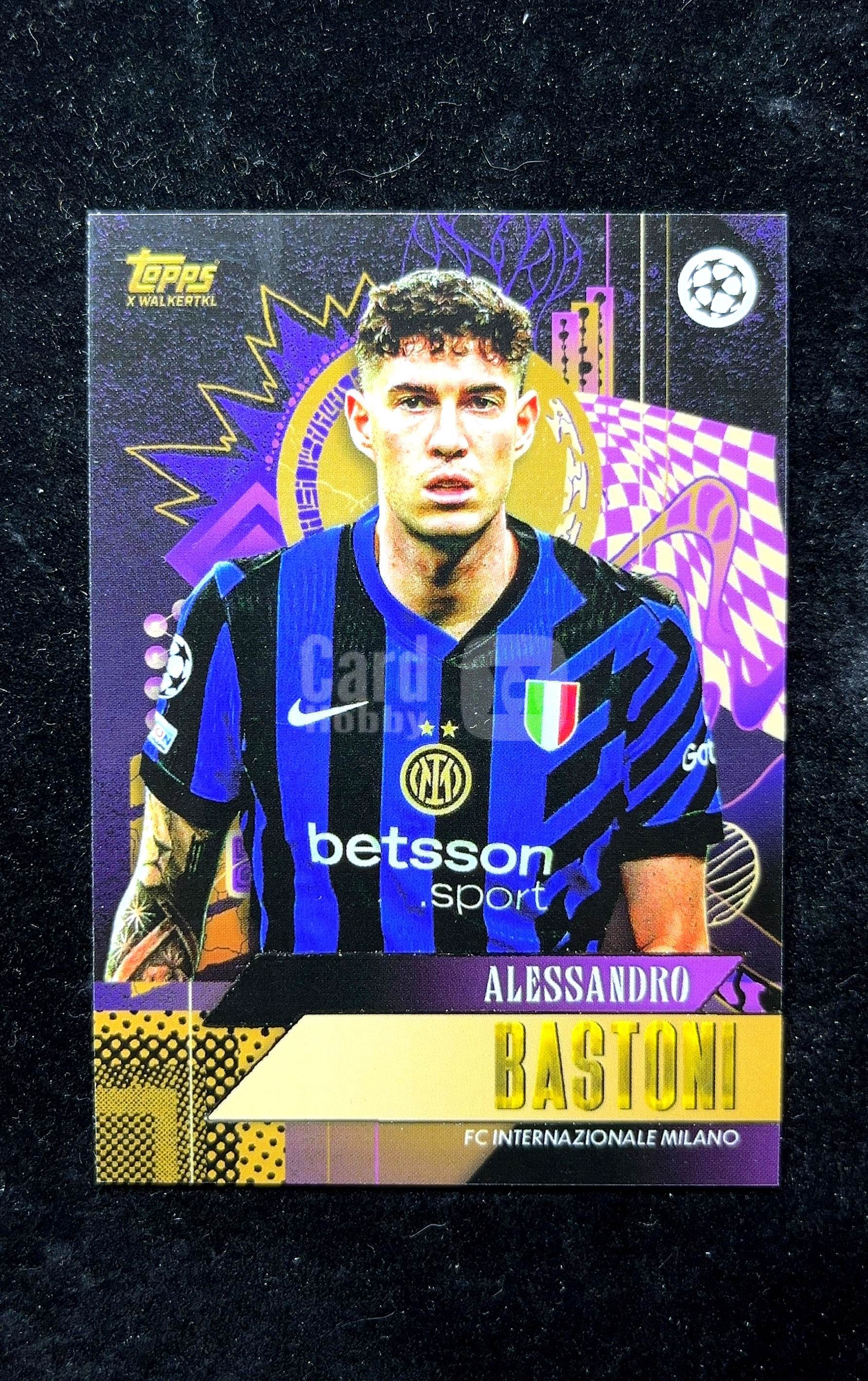 【小白1%代卖】2024 Topps X WALKERTKL 黄金盒 Alessandro Bastoni 亚历山德罗·巴斯托尼 卡品如图 高价值 FC Internazionale 0626