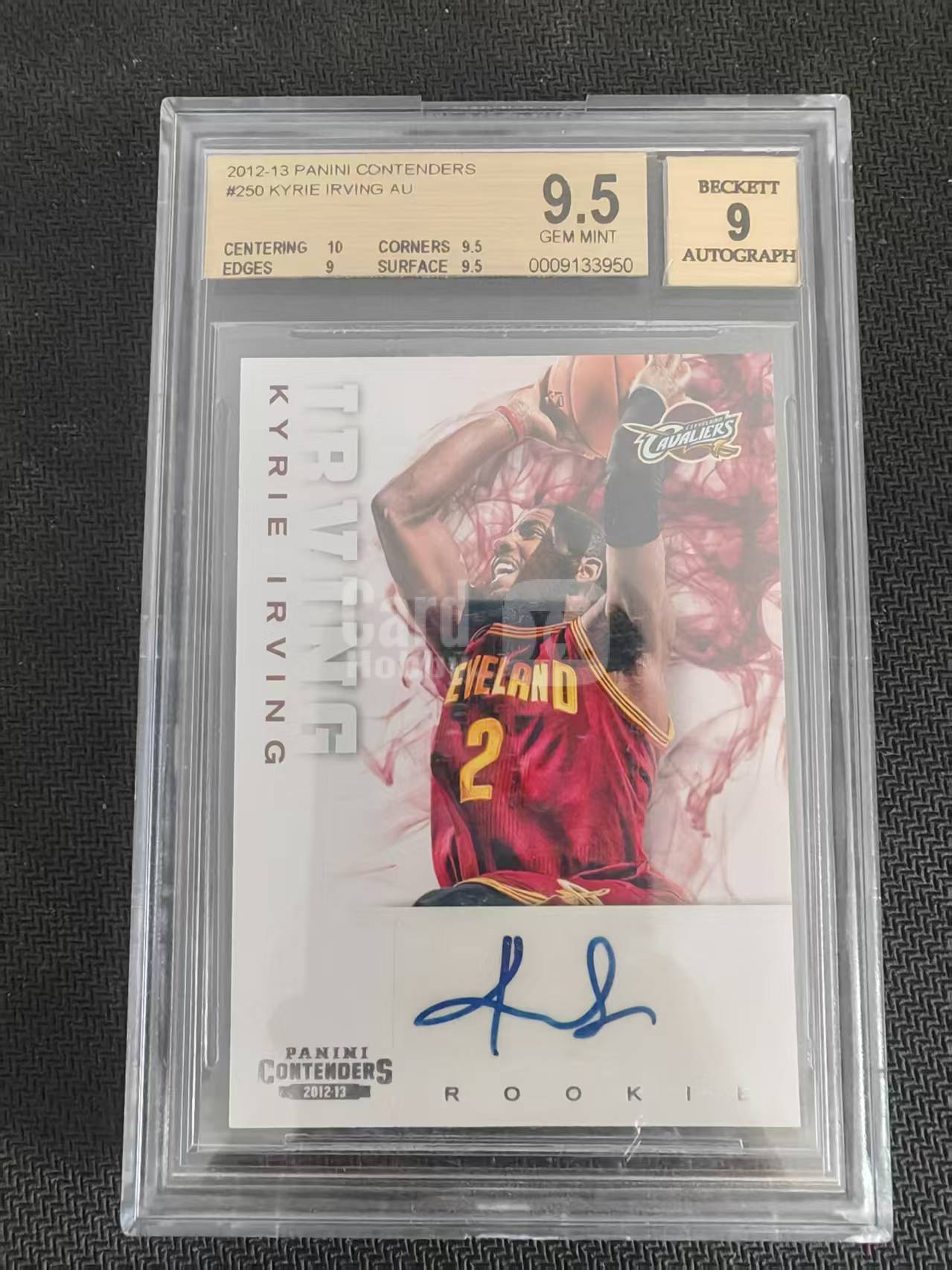 「钢炮拍卖」2012-13 Panini Kyrie Irving Contenders RC 球票 凯里 欧文 欧神仙 签字 新秀 独行侠 骑士巨星 BGS金标9.5/9 G 鹏浩