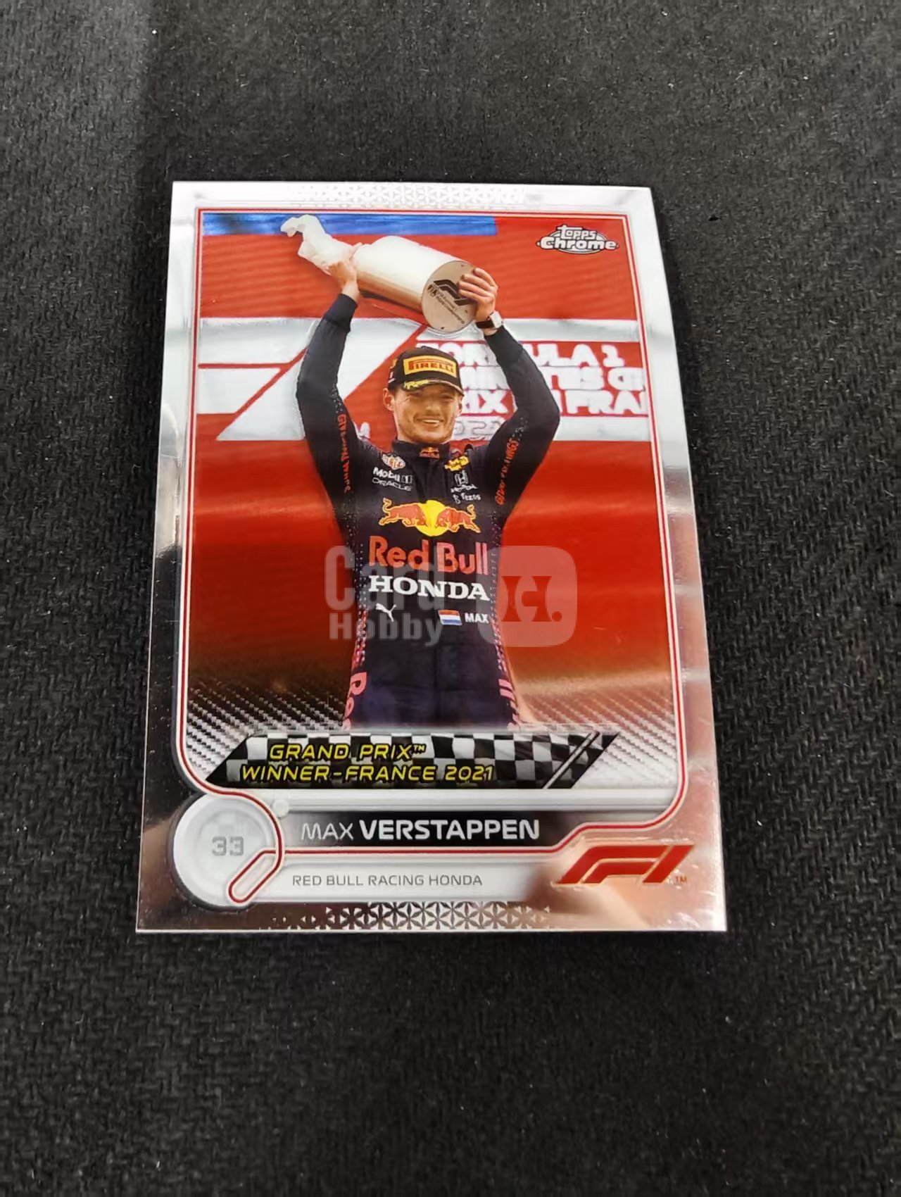 2022 Topps Chrome F1 Max Verstappen 维斯塔潘 红牛 划痕 边角瑕疵 #157