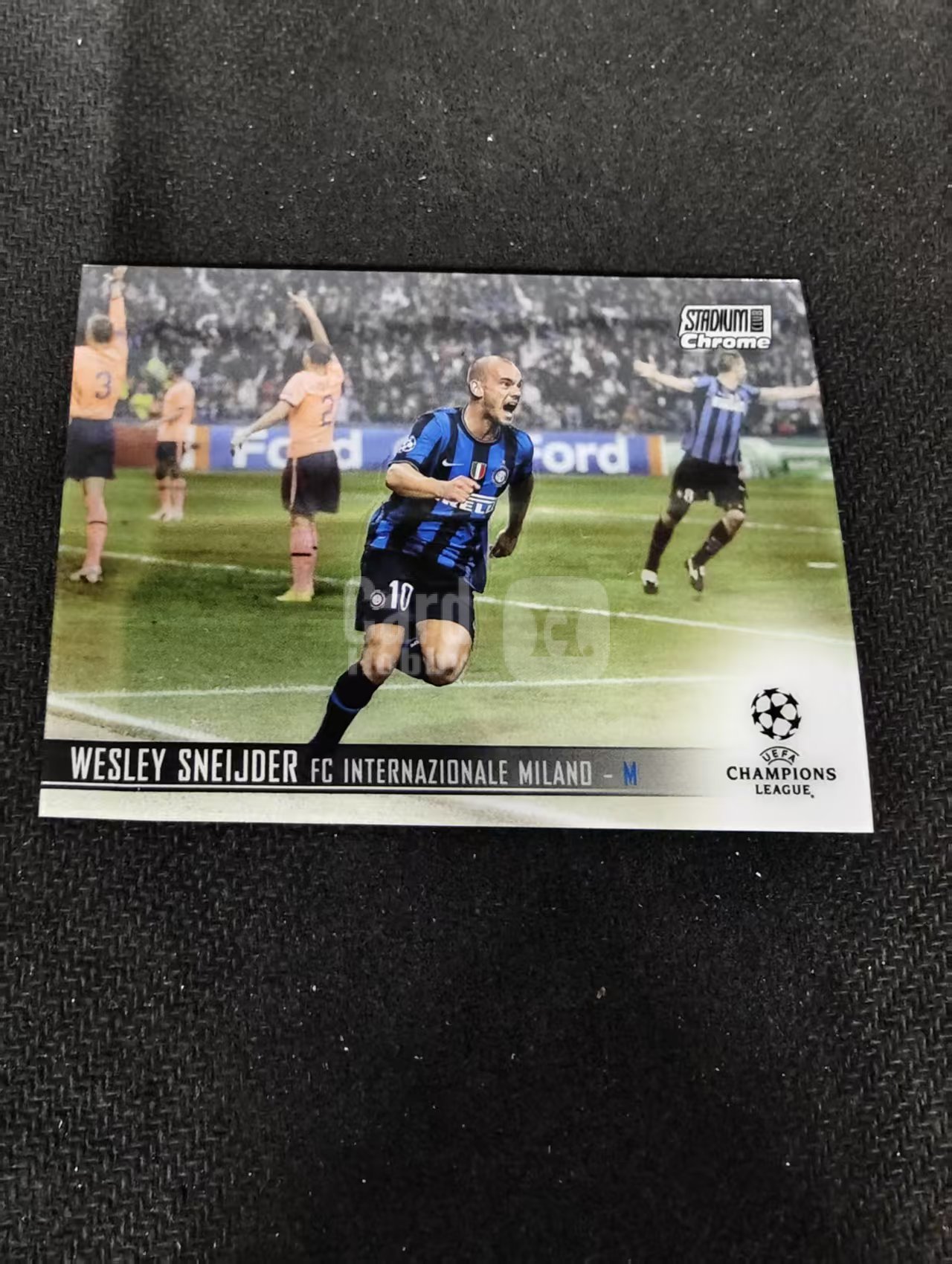 【可合并,不累计】2021 Topps Stadium Club Chrome wesley sneijder 韦斯利 斯内德 竞技场 欧冠 划痕 边角瑕疵 #96