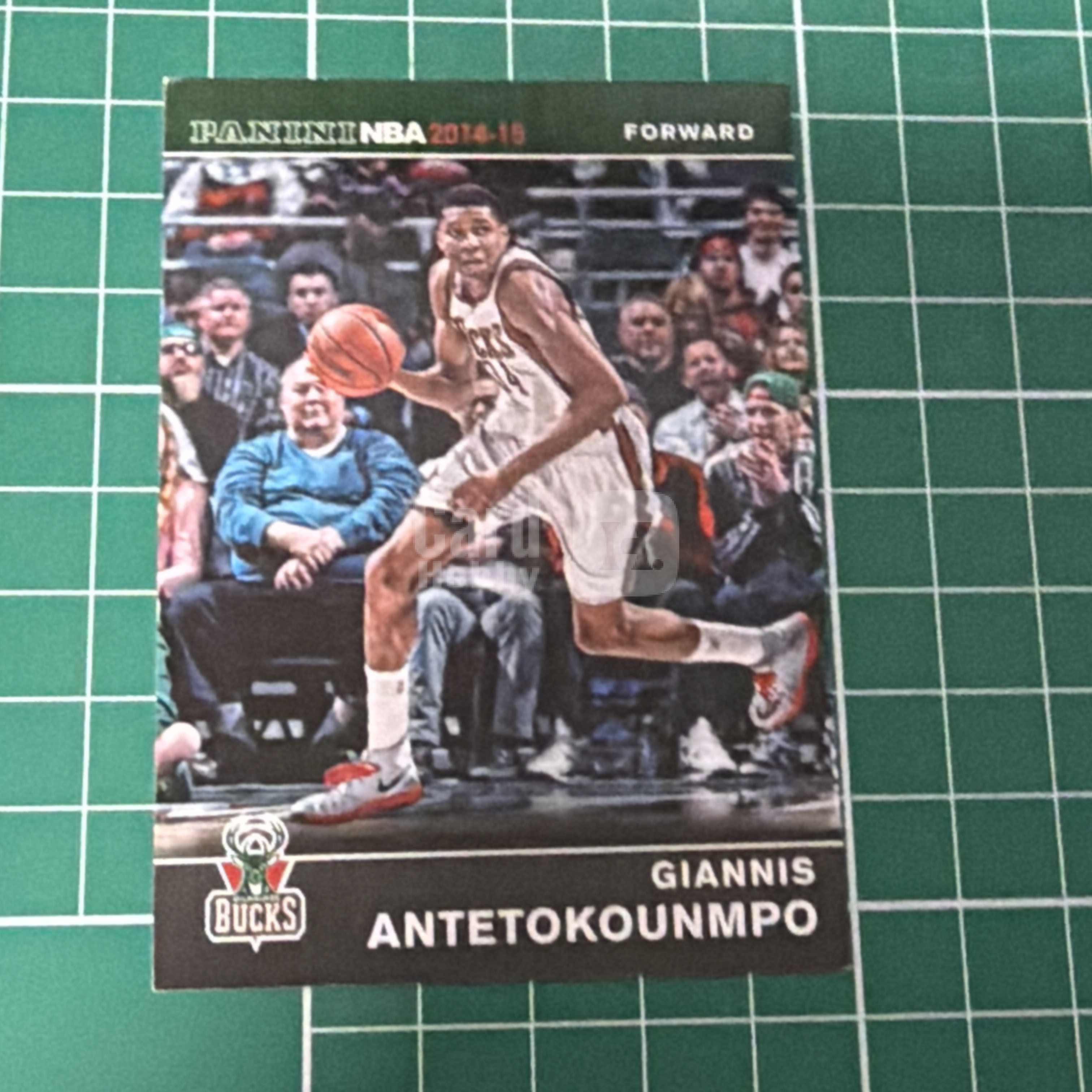 2014-15 Panini Americana Giannis Antetokounmpo S.p.a.扬尼斯阿德托昆博 字母哥 新秀次年 精美选图 十年老卡 绝版卡 稀有base
