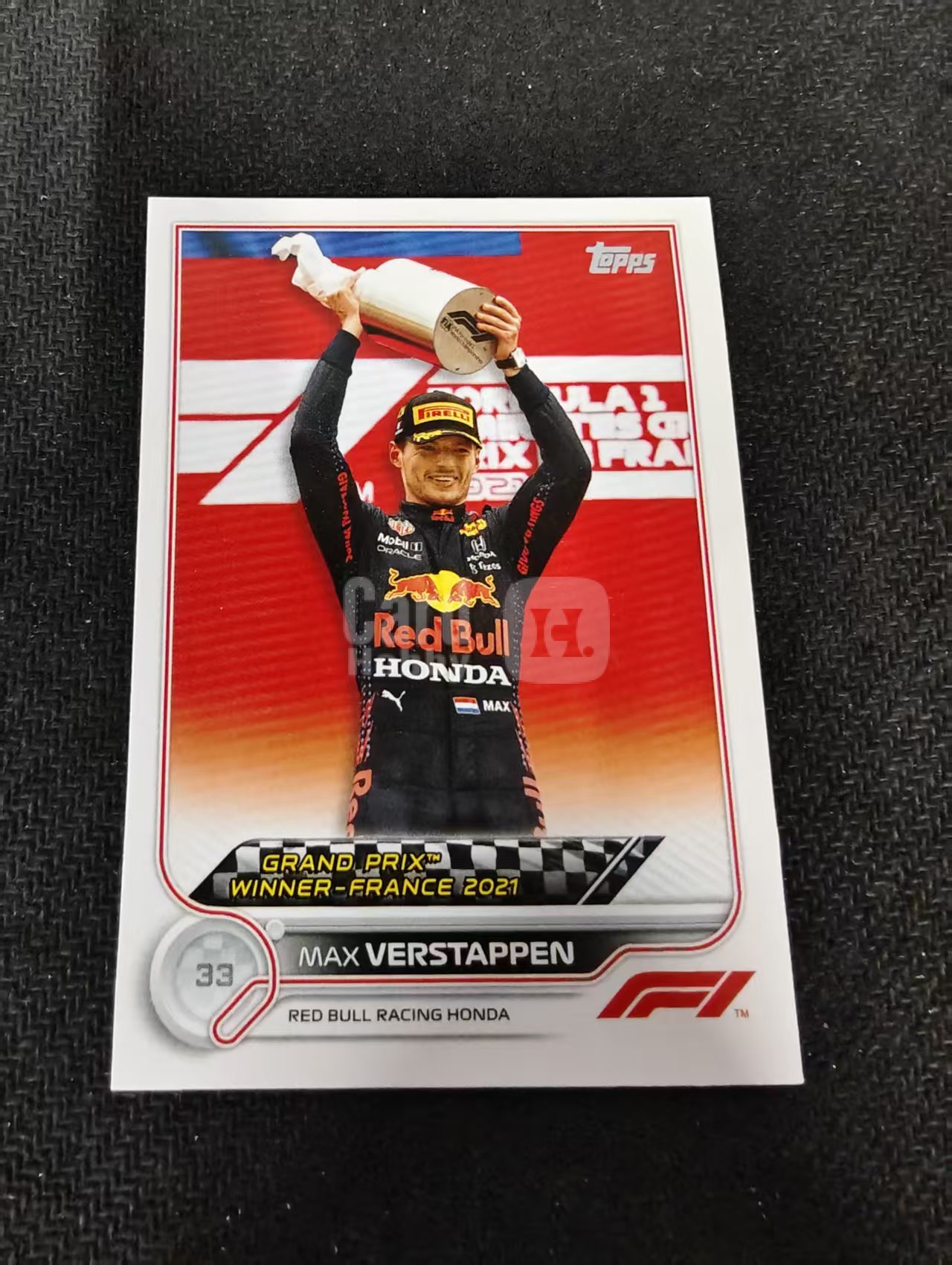 2022 Topps Chrome F1 Max Verstappen 维斯塔潘 红牛 划痕 边角瑕疵 @157