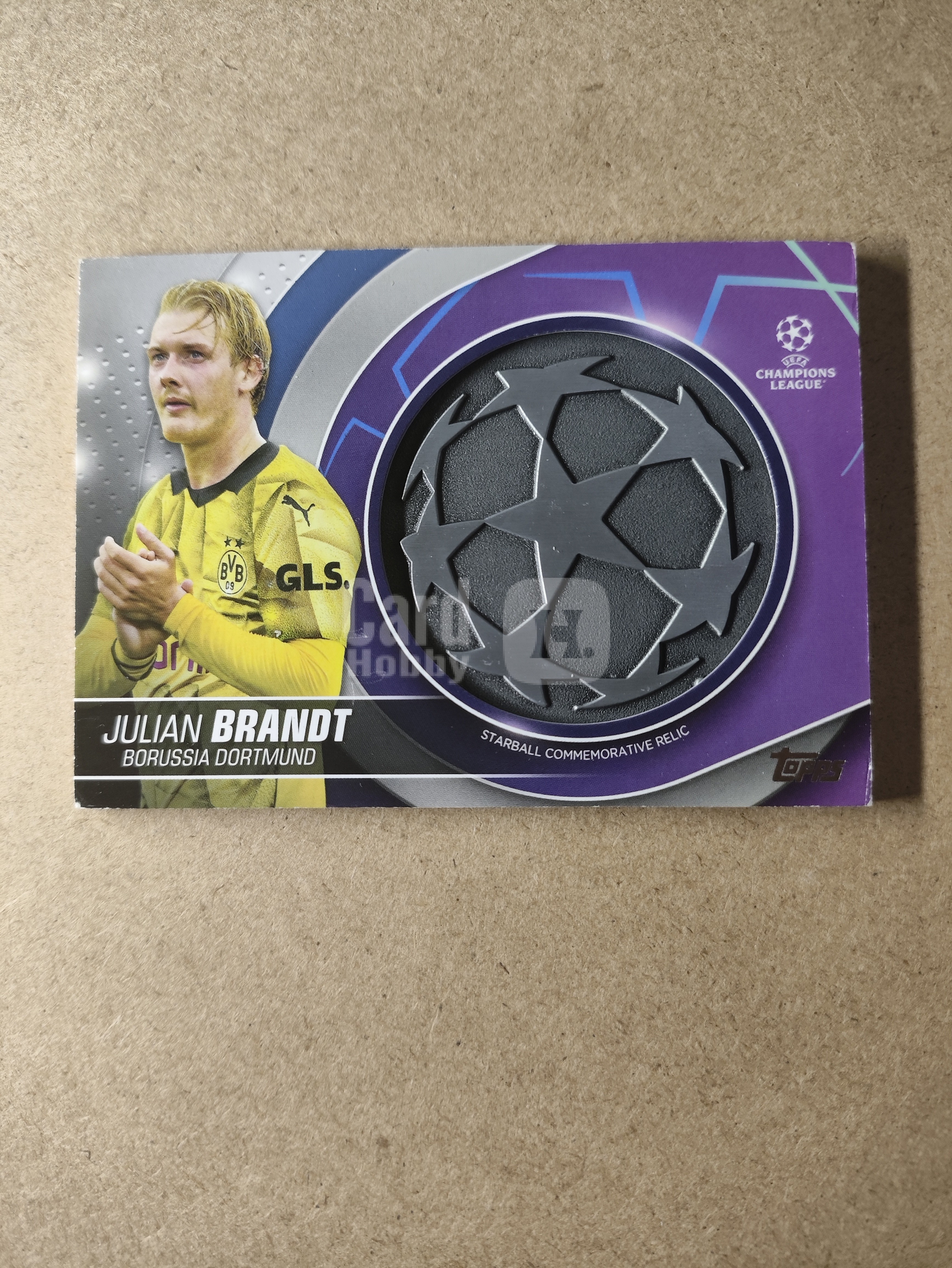 2024 Topps Topps Julian Brandt 欧冠 布兰特 德国 多特蒙德 欧冠logo 铁块 银砖收藏必备 卡品如图 收藏必备