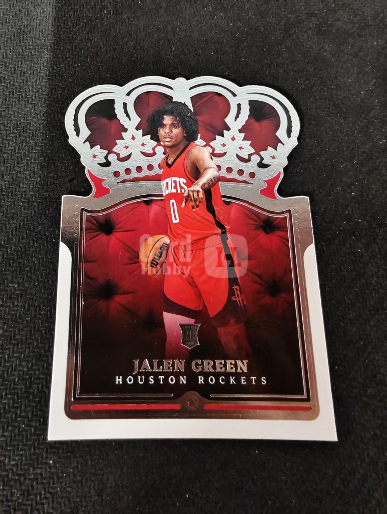 2021-22 Panini Crown Royale Jalen Green 火箭 杰伦 格林 RC新秀 皇冠 异形 划痕 边角瑕疵 #79