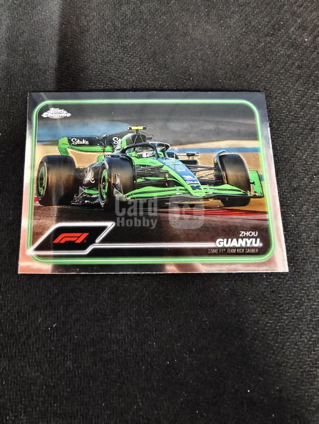 2024 Topps Chrome Guanyu Zhou F1 tc系列 索伯车队 中国赛车手 周冠宇 划痕 边角瑕疵 #86