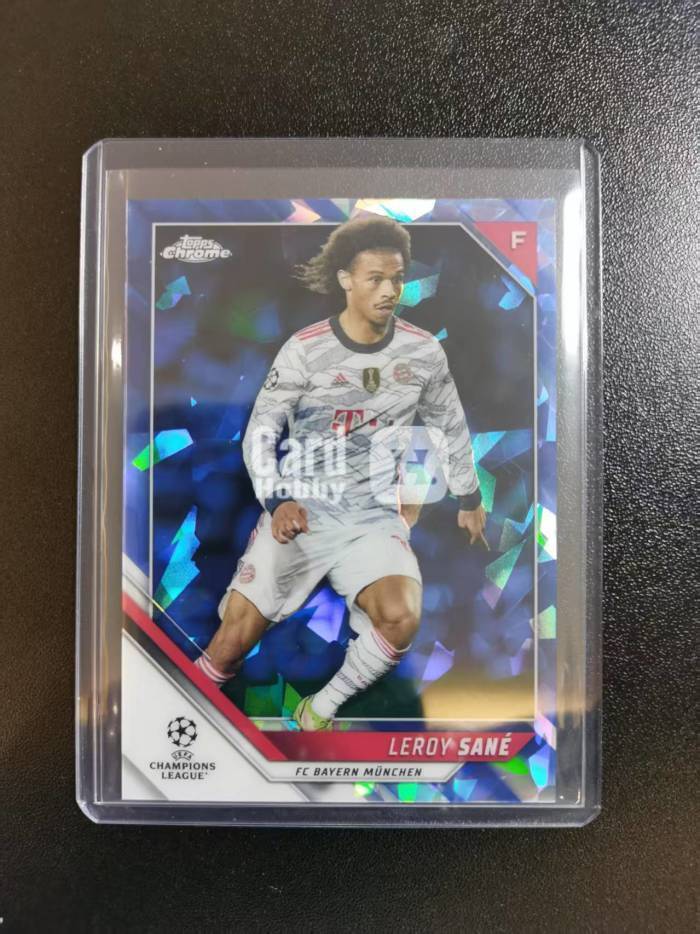 2022 Topps Chrome Leroy Sane 萨内 拜仁/德国 欧冠蓝宝石 收藏凑套 卡品如图 免费代拍WJZ