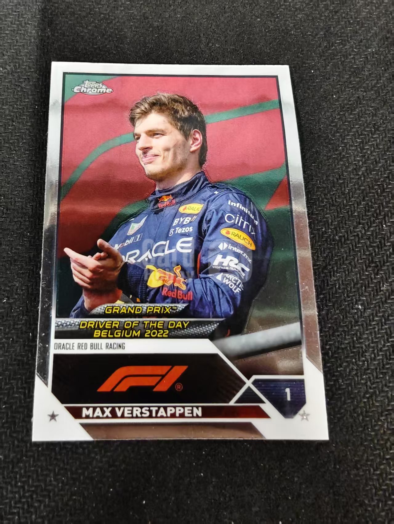 2023 Topps Chrome F1 Max Verstappen 维斯塔潘 红牛 划痕 边角瑕疵 #179