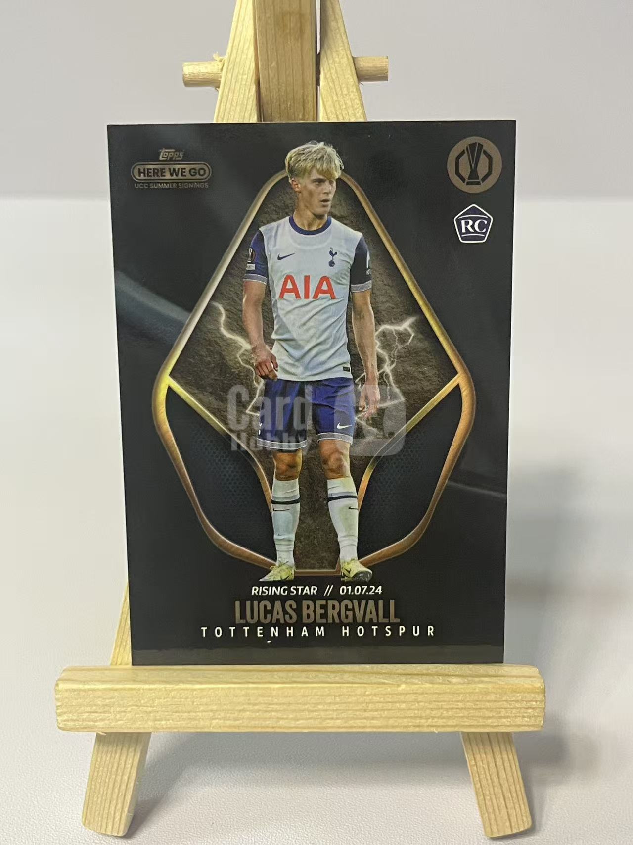 2024 Topps Here we go lucas bergvall RC 贝利瓦尔 新秀 热刺 罗马诺盒 欧冠 实卡精美 卡品如图 LZ5
