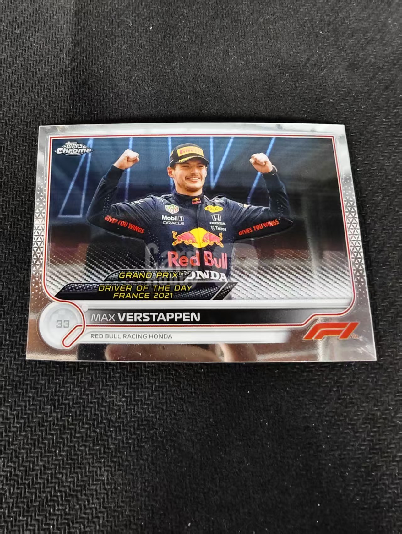 2022 Topps Chrome F1 Max Verstappen 维斯塔潘 红牛 划痕 边角瑕疵 #179