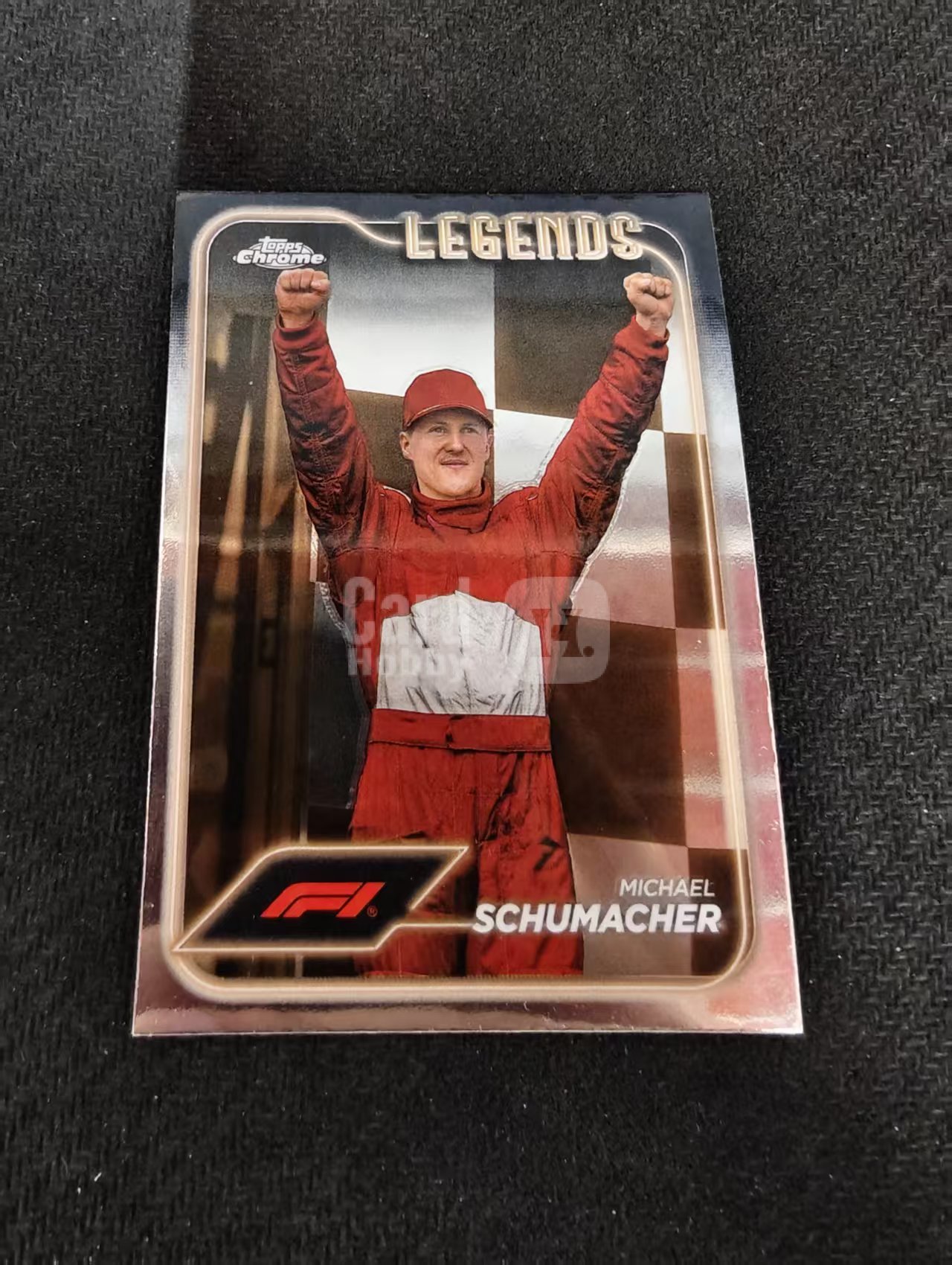 2024 Topps Chrome F1 Michael Schumacher 法拉利 传奇车王 迈克尔 舒马赫 划痕 边角瑕疵 #192