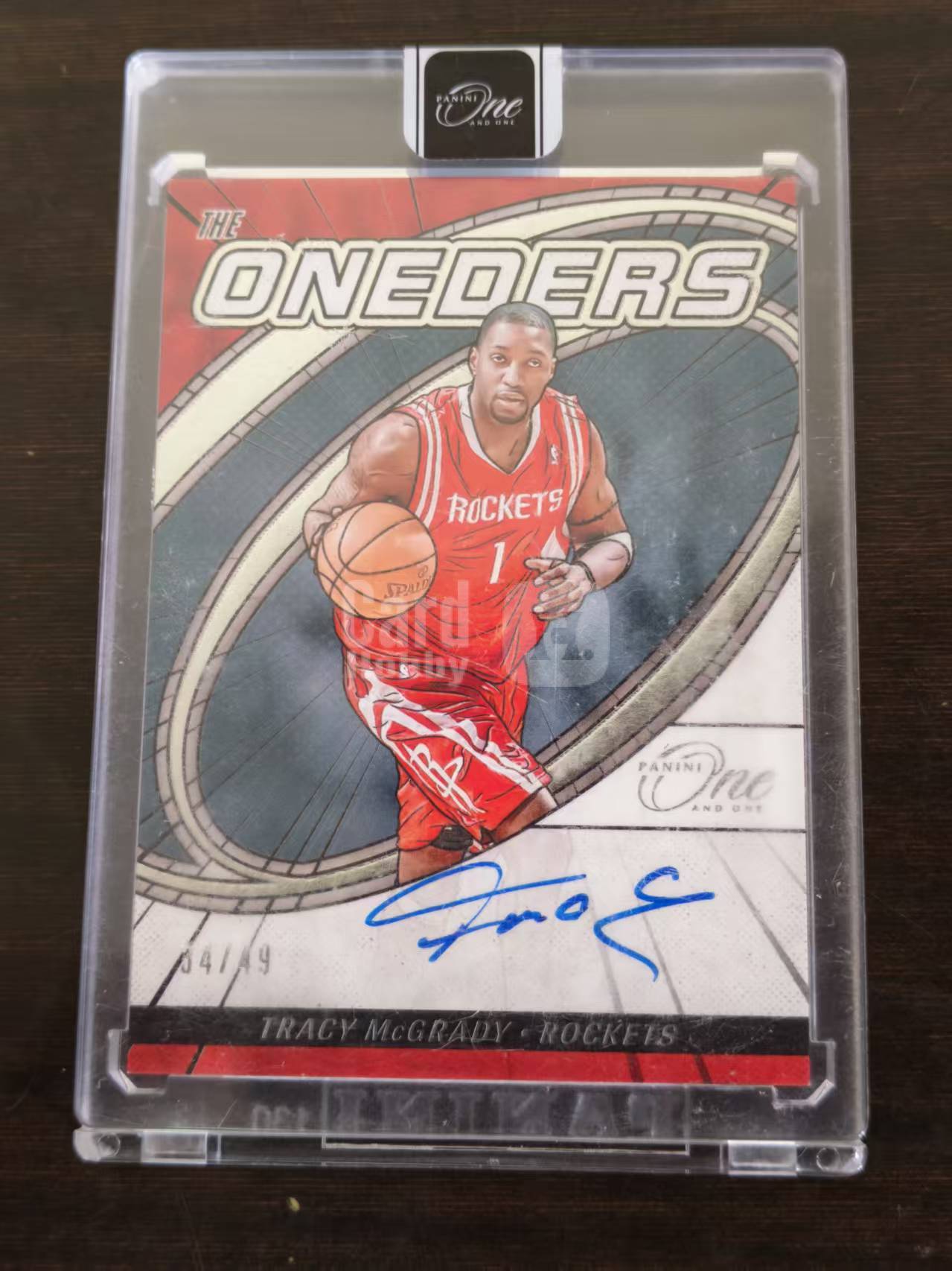 2023-24 Panini One and One Tracy McGrady 【肥猫代卖】Z05N OAO 火箭 特雷西 麦克格雷迪 麦迪 签字 卡签 漫画签 49编 原封砖